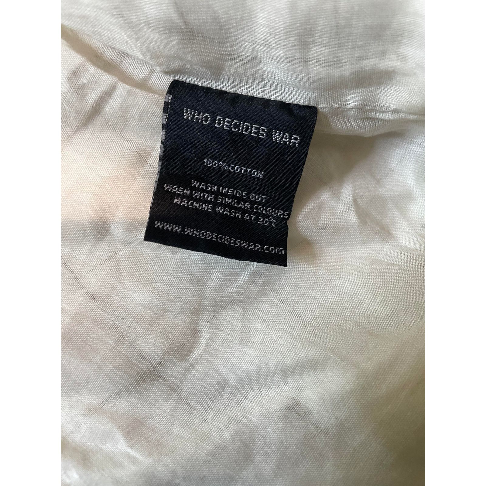 Who Decides War WDW Floral Patch White Jacket Size US XL / EU 56 / 4 - 4 Thumbnail