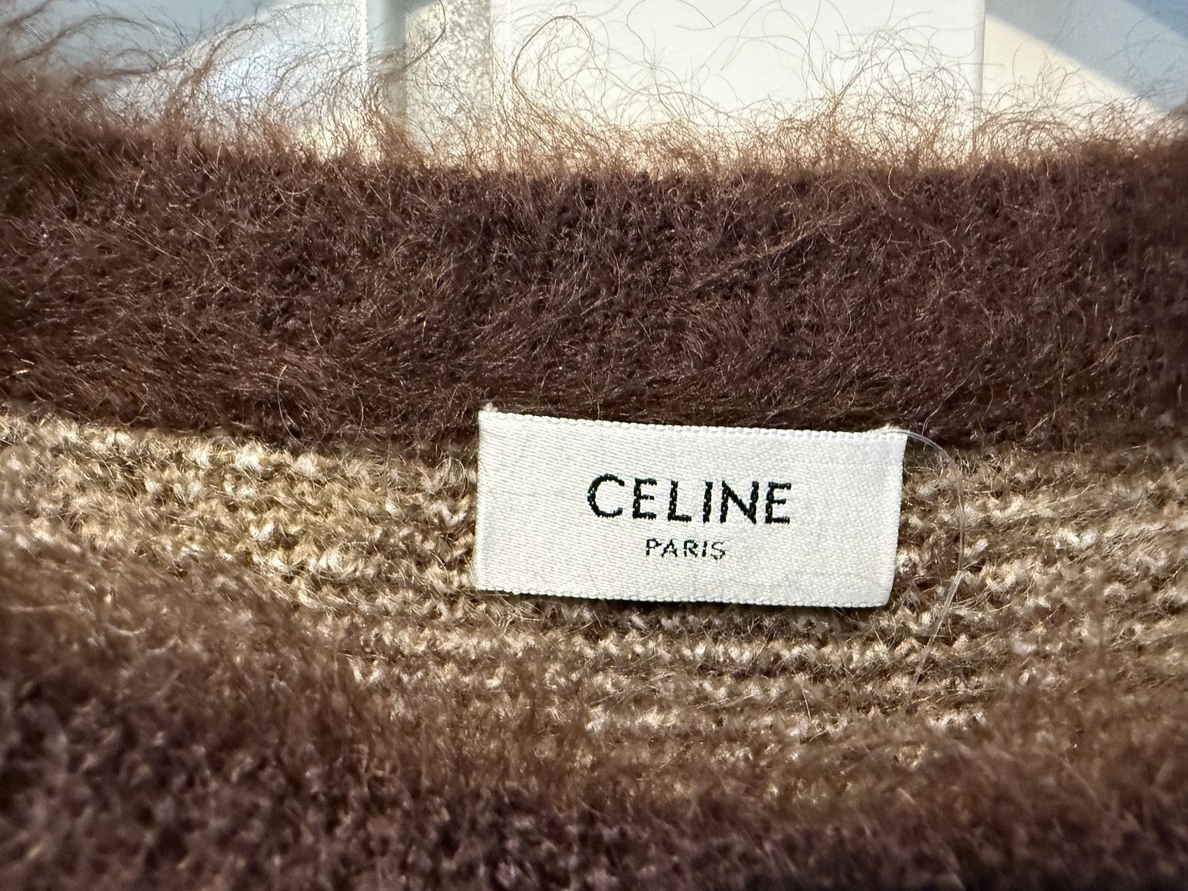 Celine × Hedi Slimane FW'24 Hairy Sweater Size US M / EU 48-50 / 2 - 3 Thumbnail
