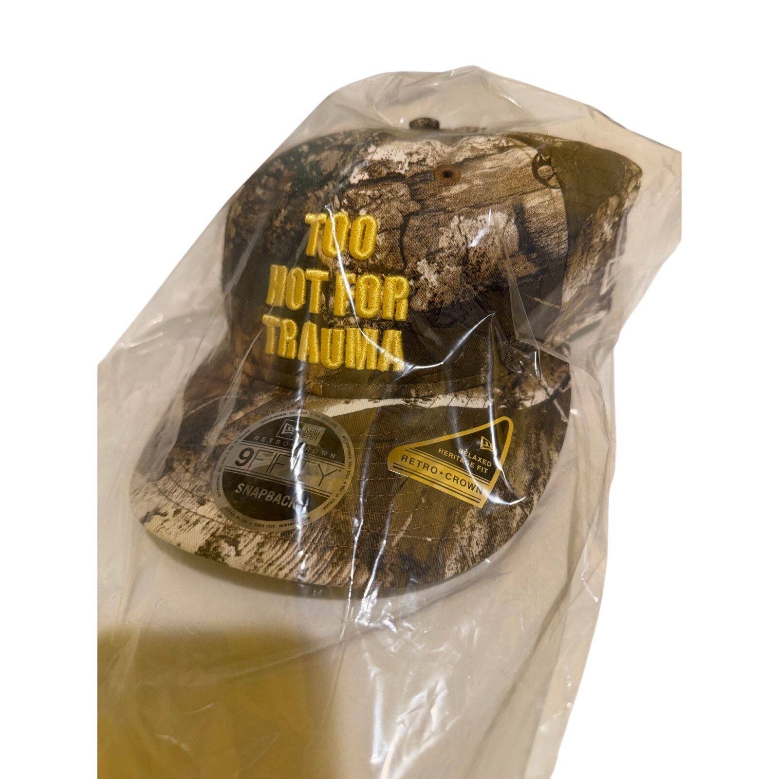 Pleasures Pleasures x new era “too hot for trauma” camo hat new Size ONE SIZE - 1 Thumbnail