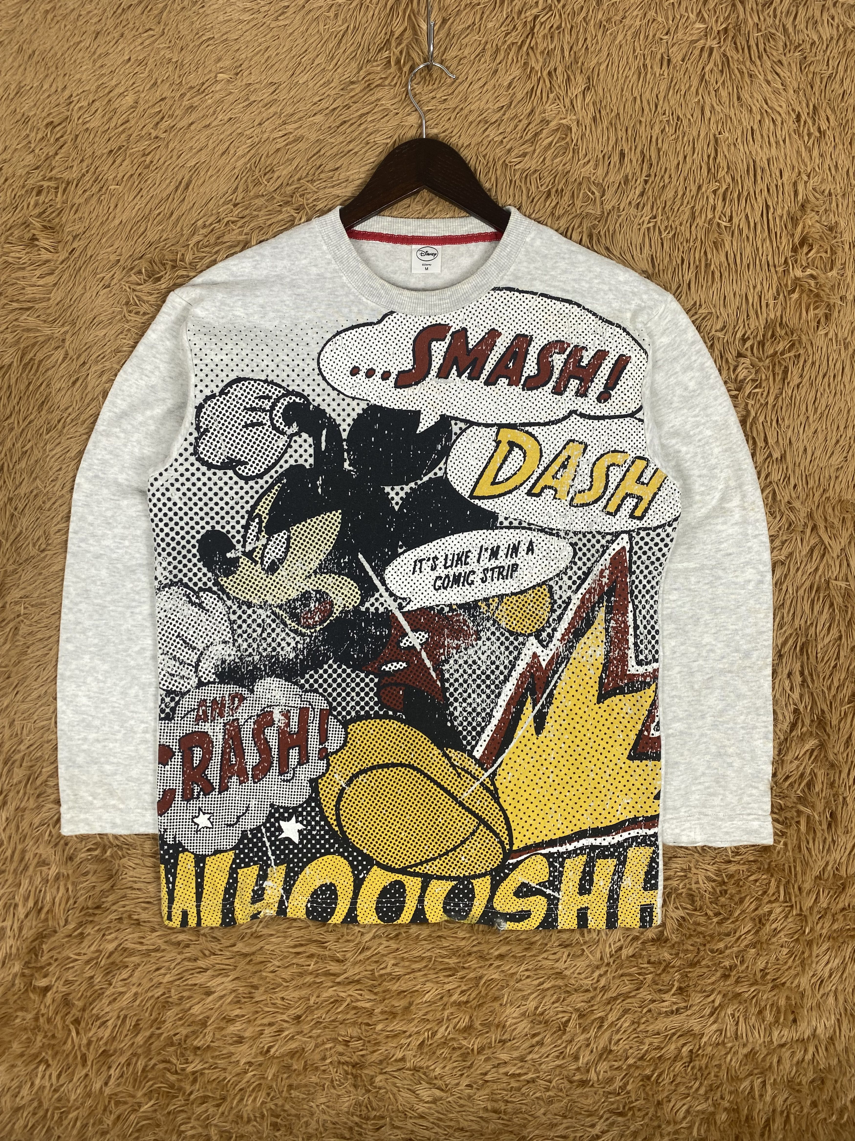 Disney Vintage Disney Mickey Mouse Full Printed Sweatshirts PS0056 Size US S / EU 44-46 / 1 - 1 Thumbnail
