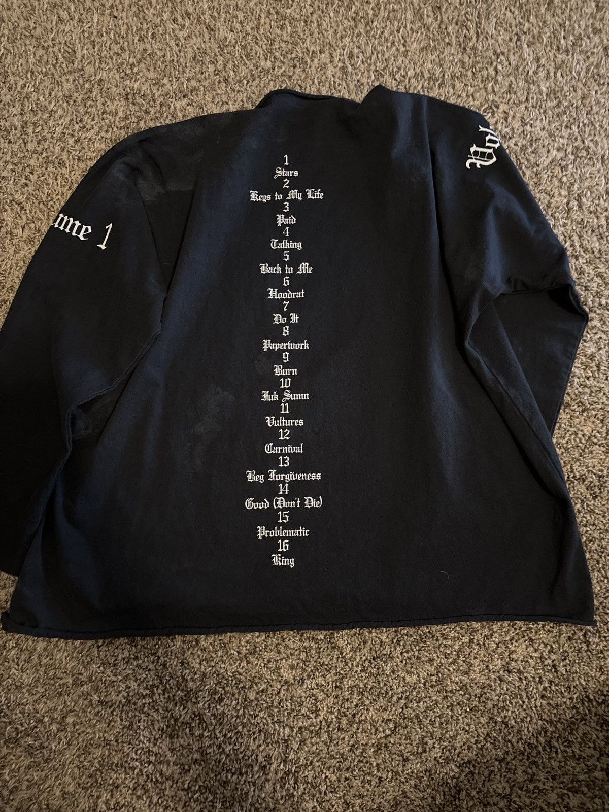 Kanye West Vultures long sleeve tee Size US L / EU 52-54 / 3 - 2 Thumbnail