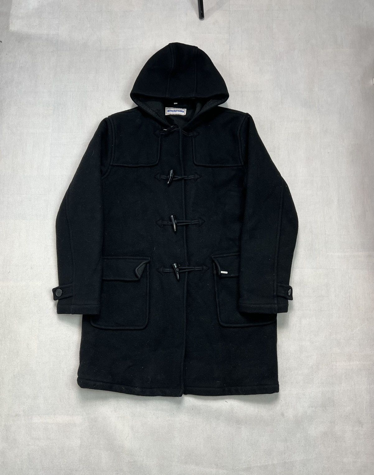 Lambretta Heavy Wool Coat Lambretta Black Rare Size US XL / EU 56 / 4 - 1 Thumbnail