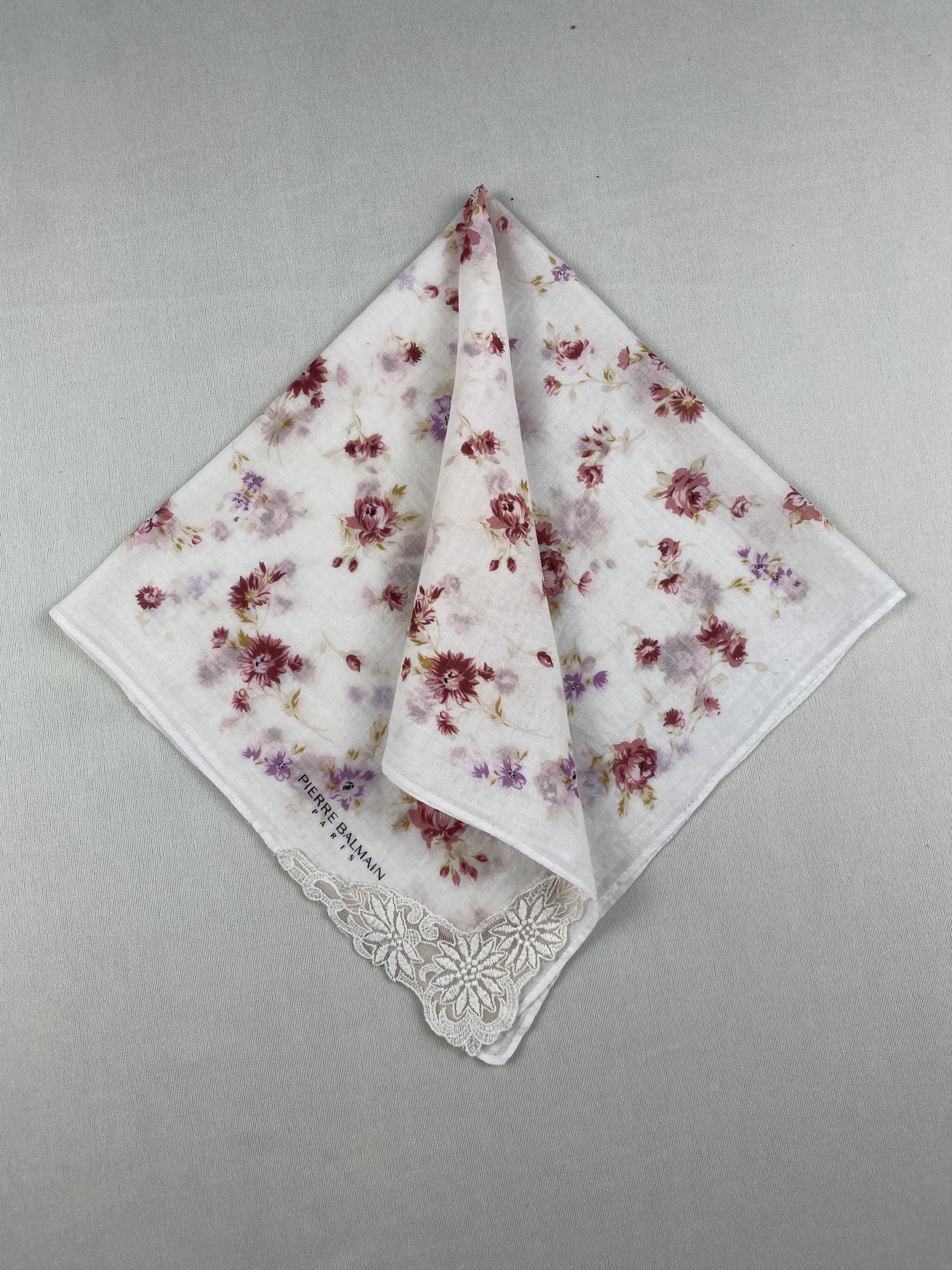 Pierre Balmain Vtg Pierre Balmain Handkerchief Pocket Square Bandana HM0027 Size ONE SIZE - 2 Thumbnail