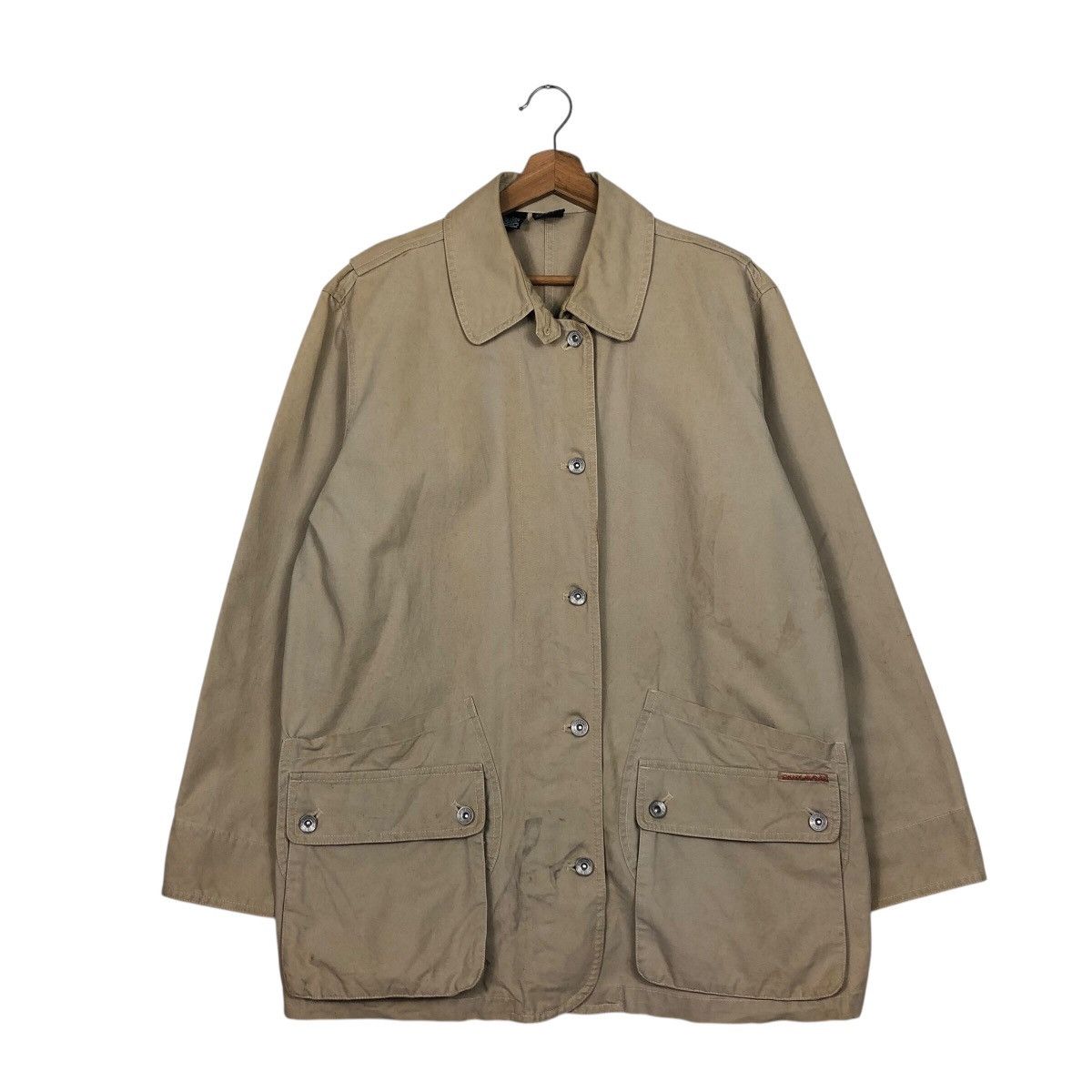 Japanese Brand DKNY Jeans Khaki Field Jacket – 90s Workwear Style Size US M / EU 48-50 / 2 - 2 Thumbnail