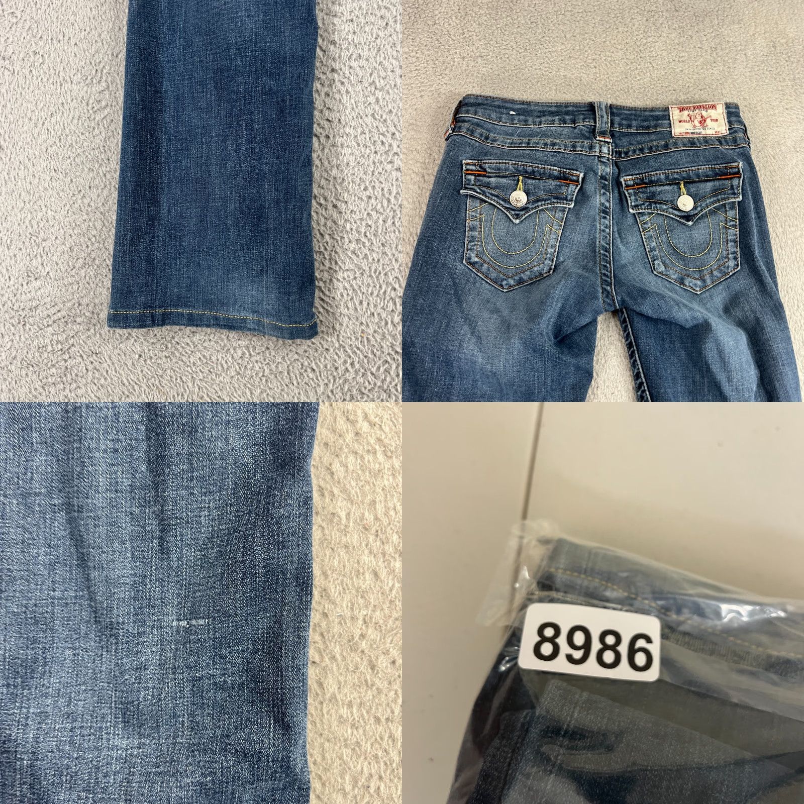 True Religion True Religion Jeans Women's 28 Blue Bootcut Low Rise 5-Pocket Denim Size 28" / US 6 / IT 42 - 9 Thumbnail