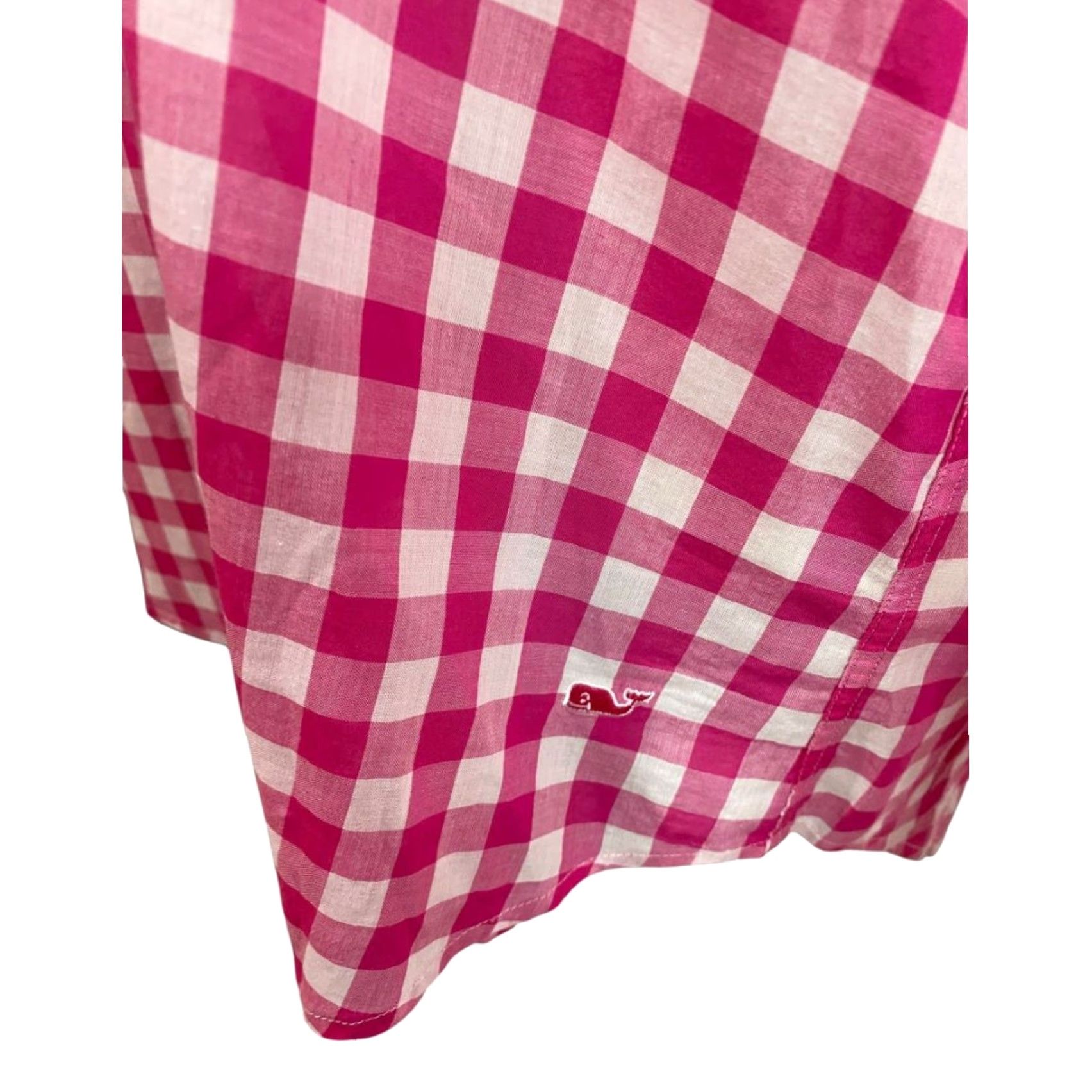 Vineyard Vines Vineyard Vines Button-Up Shirt Womens Gingham Pink White Size 12 Relaxed Fit Women Size XL / US 12-14 / IT 48-50 - 5 Thumbnail
