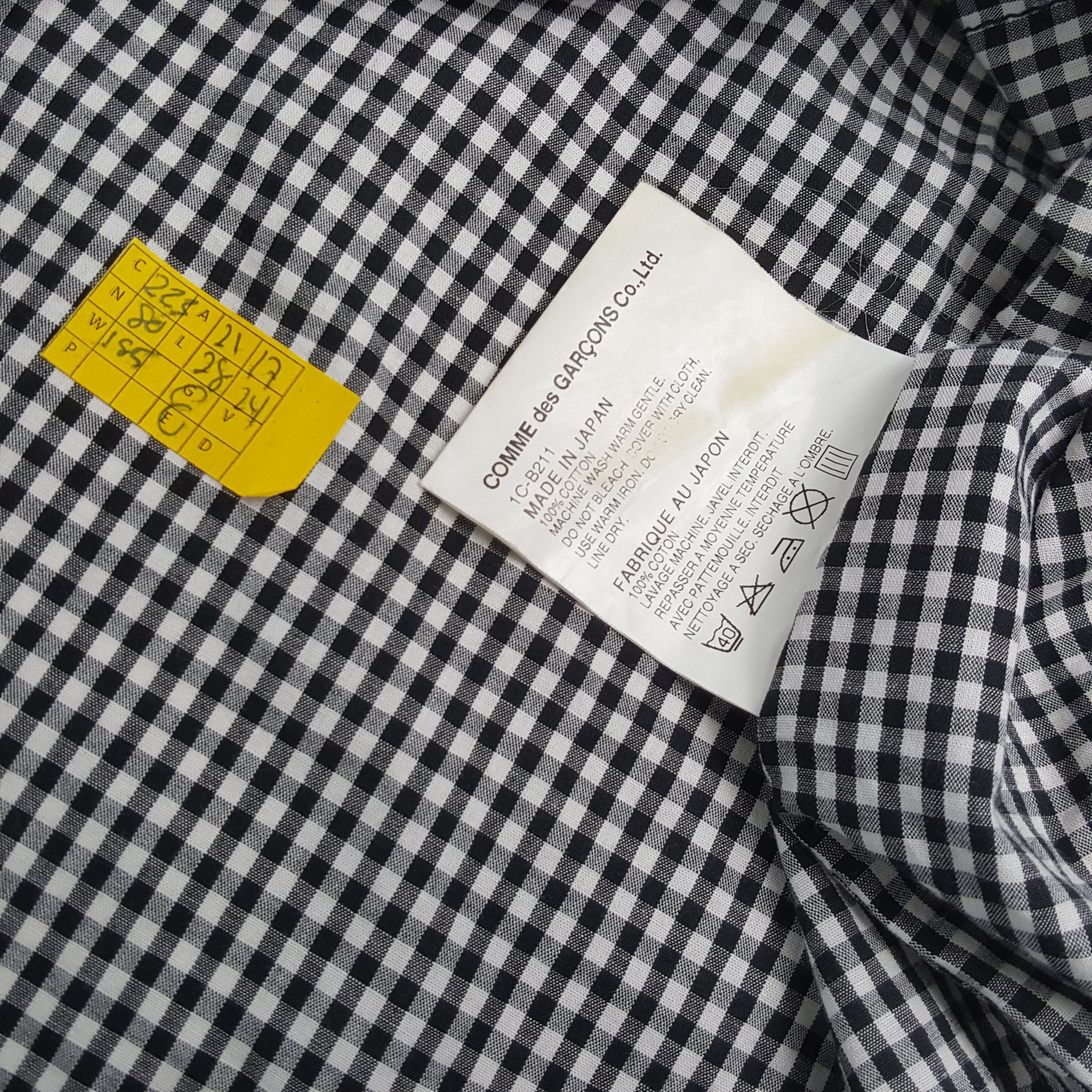 Comme des Garcons Black × Designer × Japanese Brand Vintage COMME des GARÇONS BLACK Japanese Brand Shirts Size US M / EU 48-50 / 2 - 6 Thumbnail