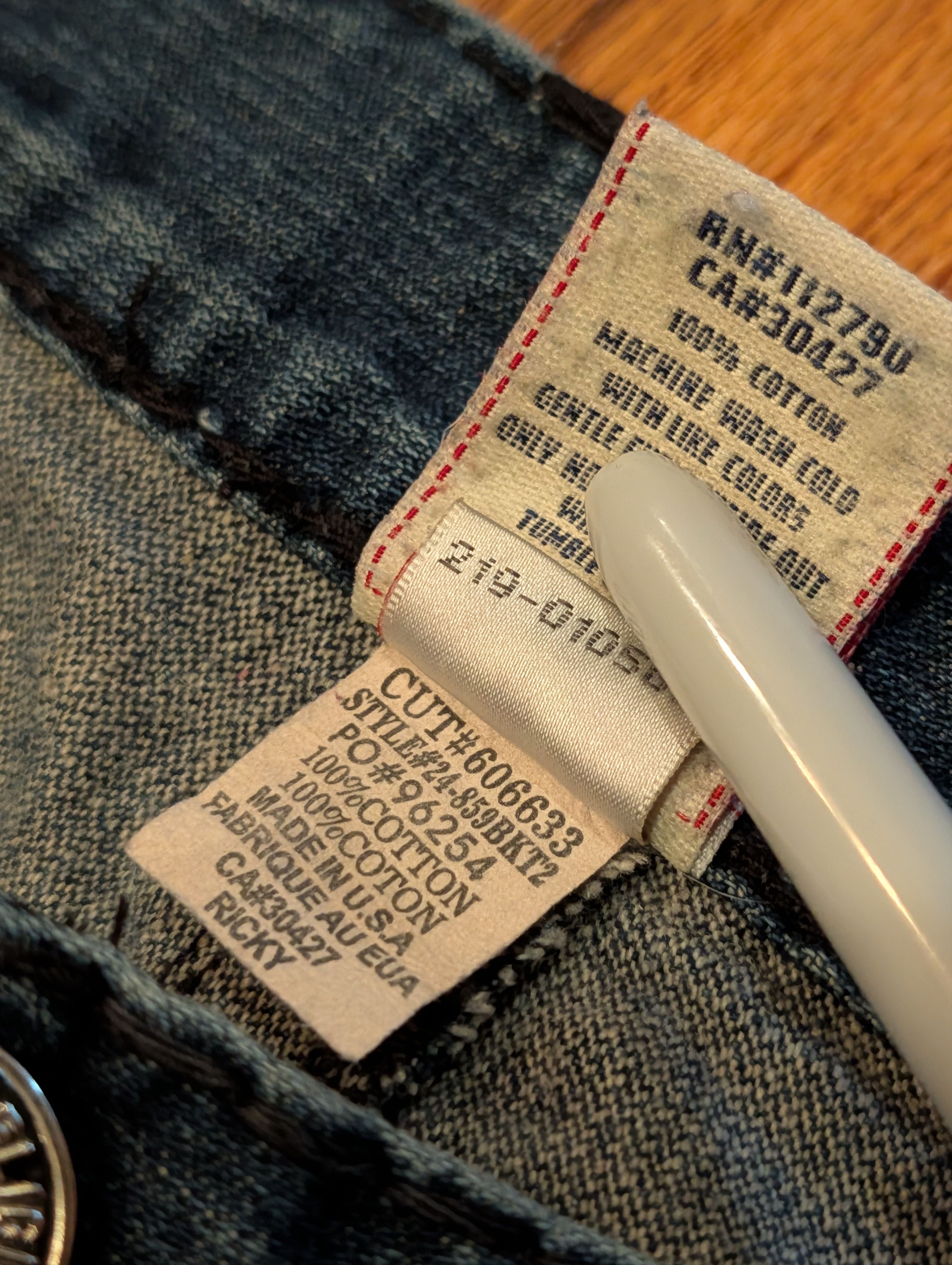 True Religion True Religion Ricky Super T Jeans Made in USA Triple Stitch Size US 38 / EU 54 - 8 Thumbnail