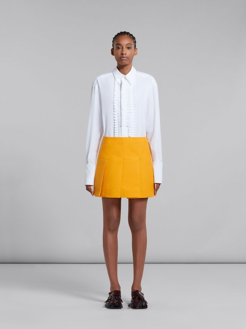 Marni o1w1db10125 Cady Mini Skirt in Light Orange Size 27" / US 4 / IT 40 - 2 Thumbnail