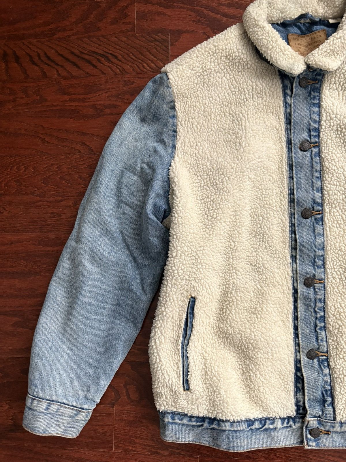 Levi's Levi’s Vintage Sherpa Reverse Denim Jacket Size US XXL / EU 58 / 5 - 2 Thumbnail