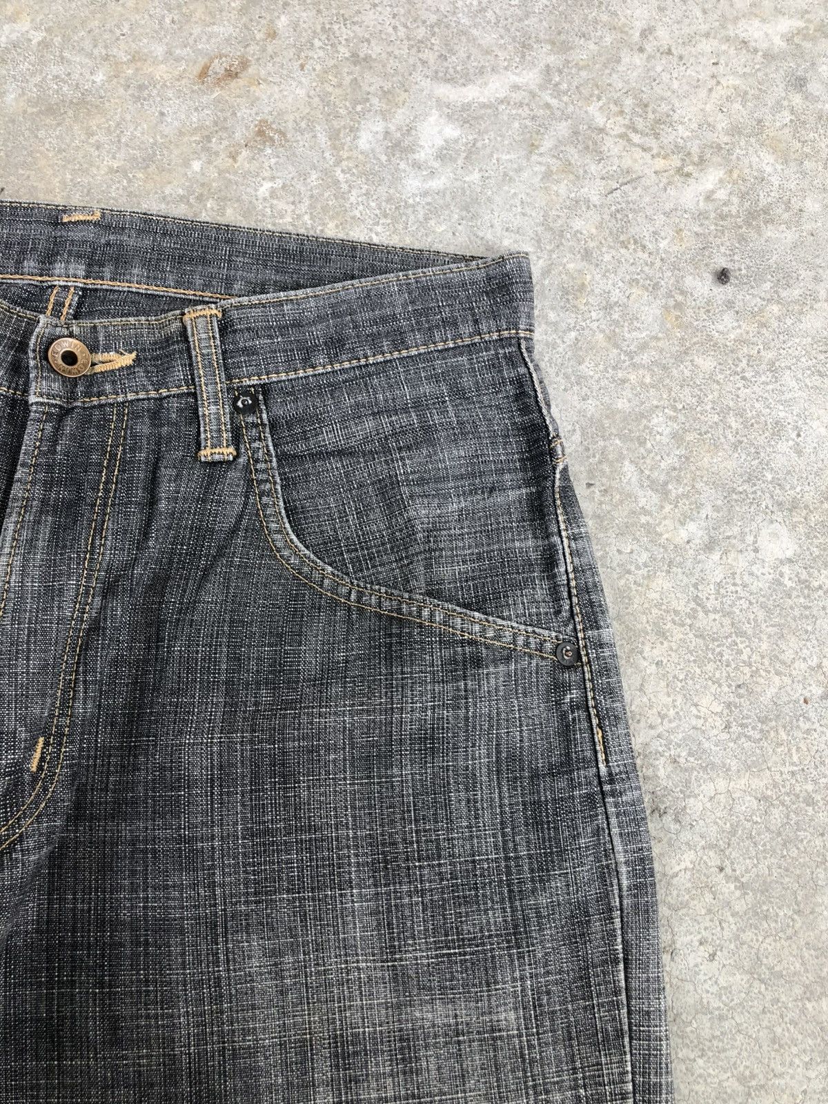 If Six Was Nine Edwin Flare Jeans Distressed Jeans Loose Size US 31 - 14 Thumbnail