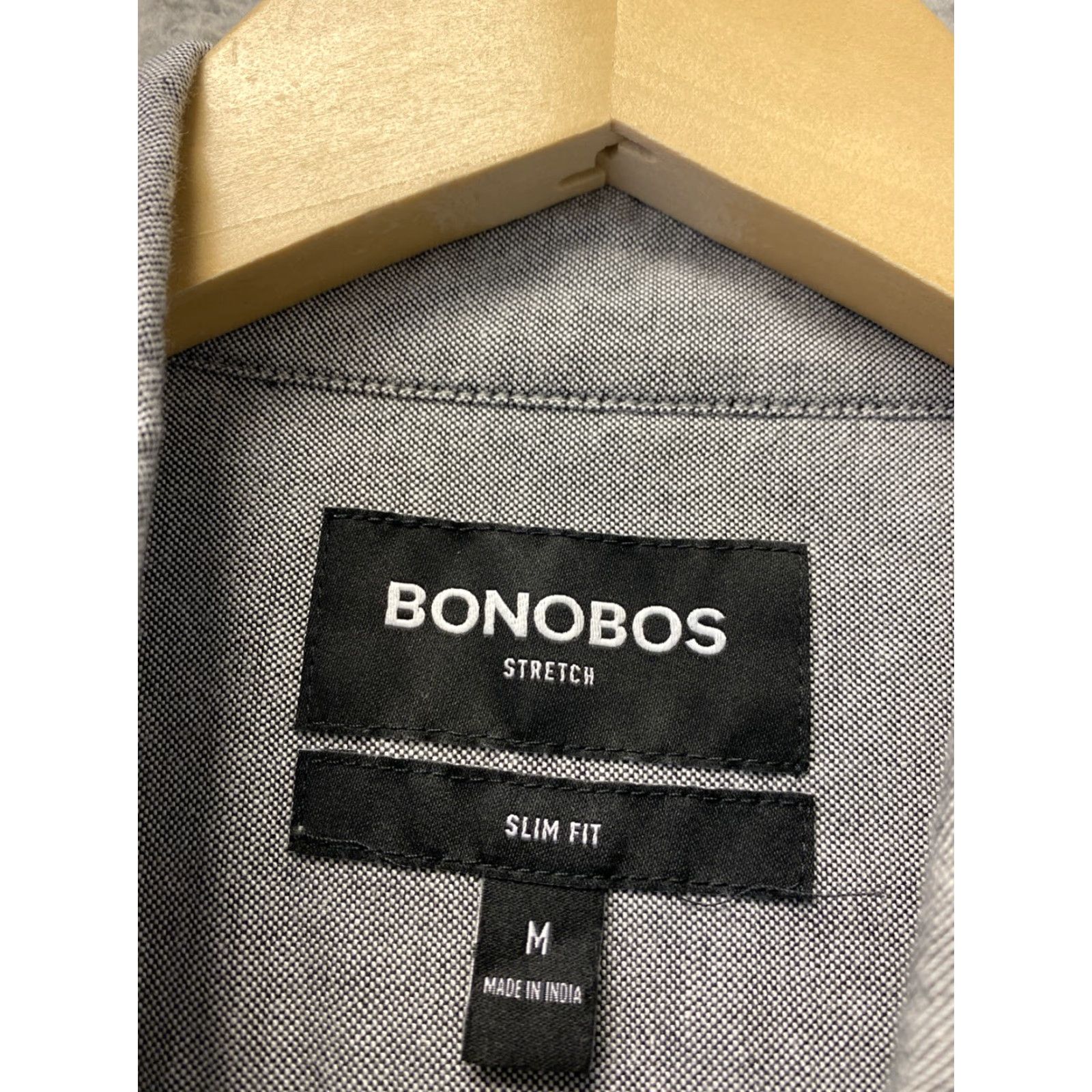 Bonobos VINTAGE Bonobos Men's Shirt Short Sleeve Slim Fit Cotton Gray Casual Summer Men Size US M / EU 48-50 / 2 - 3 Thumbnail