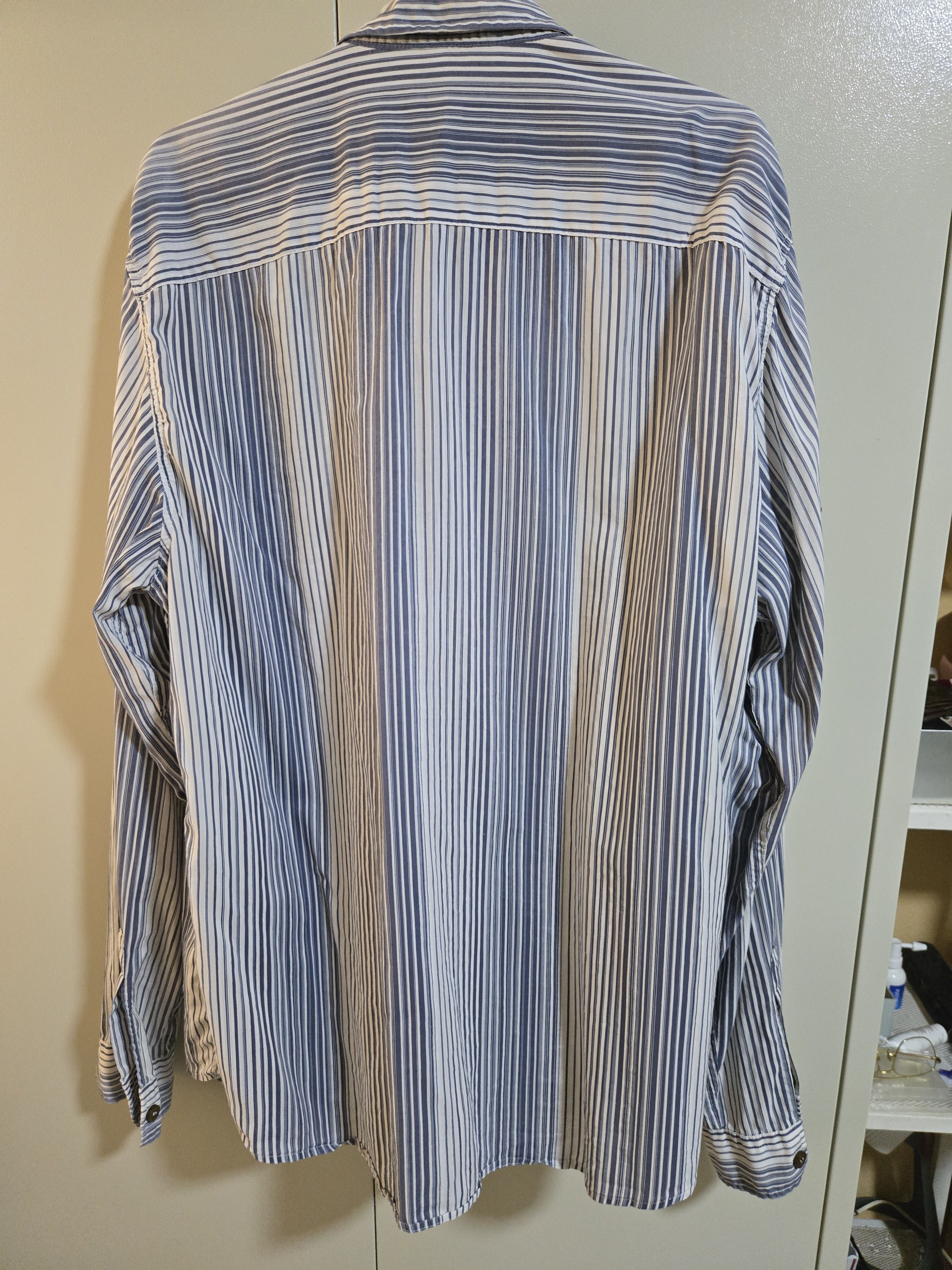 Emporio Armani Armani Jeans Long Sleeve Shirt Size US L / EU 52-54 / 3 - 3 Thumbnail