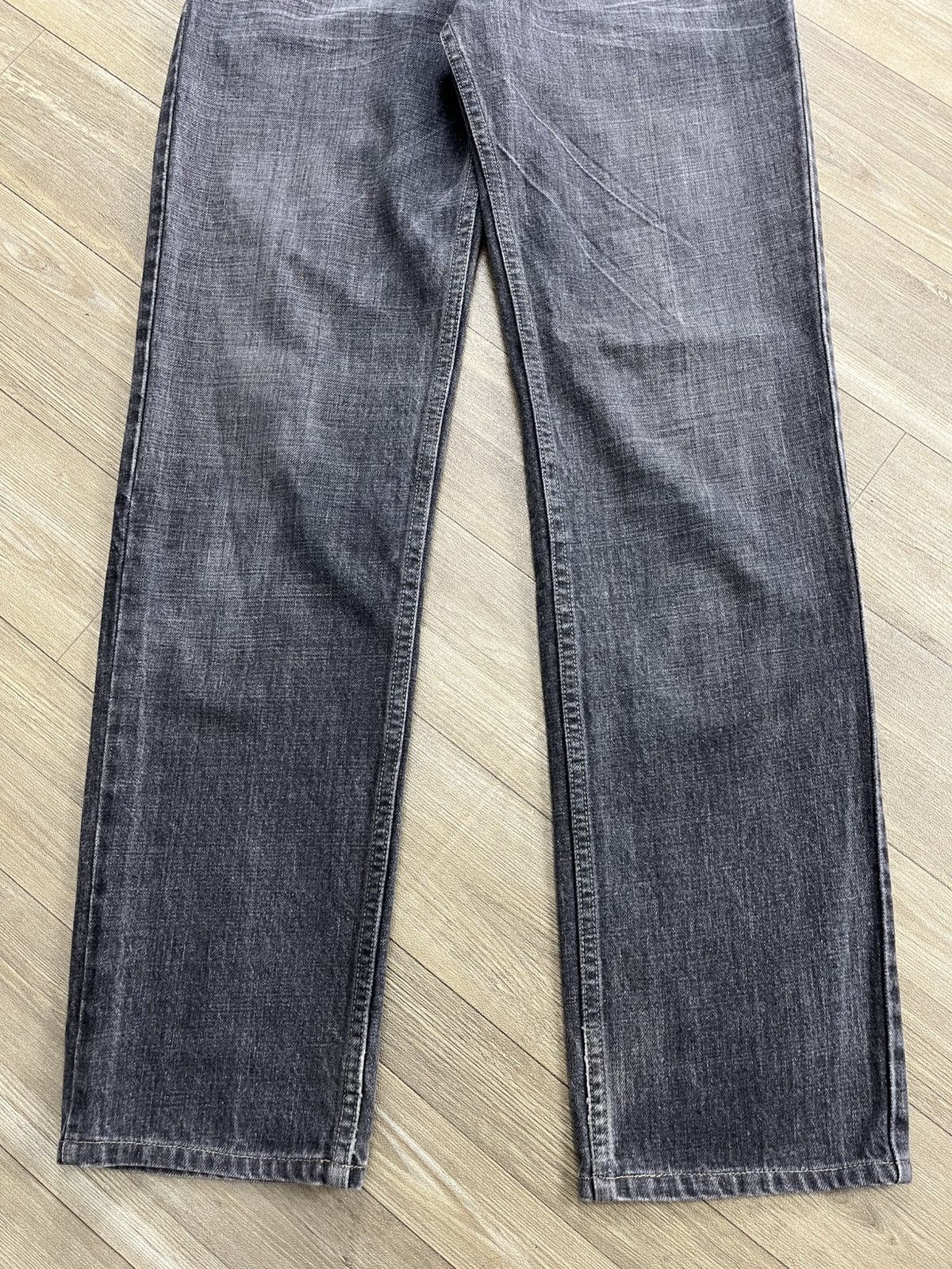 Yohji Yamamoto Vintage Ined Homme Yohji Yamamoto Black Faded Jeans Size US 30 / EU 46 - 3 Thumbnail