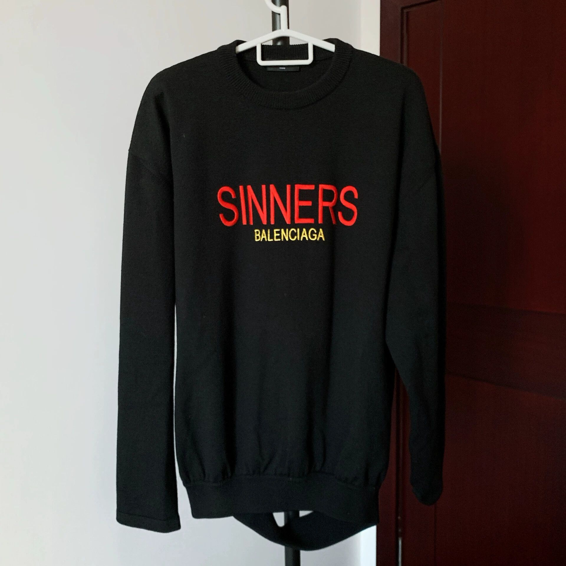 Balenciaga sinners sweatshirt hotsell