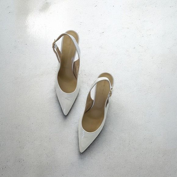 KHAITE KHAITE River Slingback 75 Pump in White Size US 10 / IT 40 - 1 Thumbnail