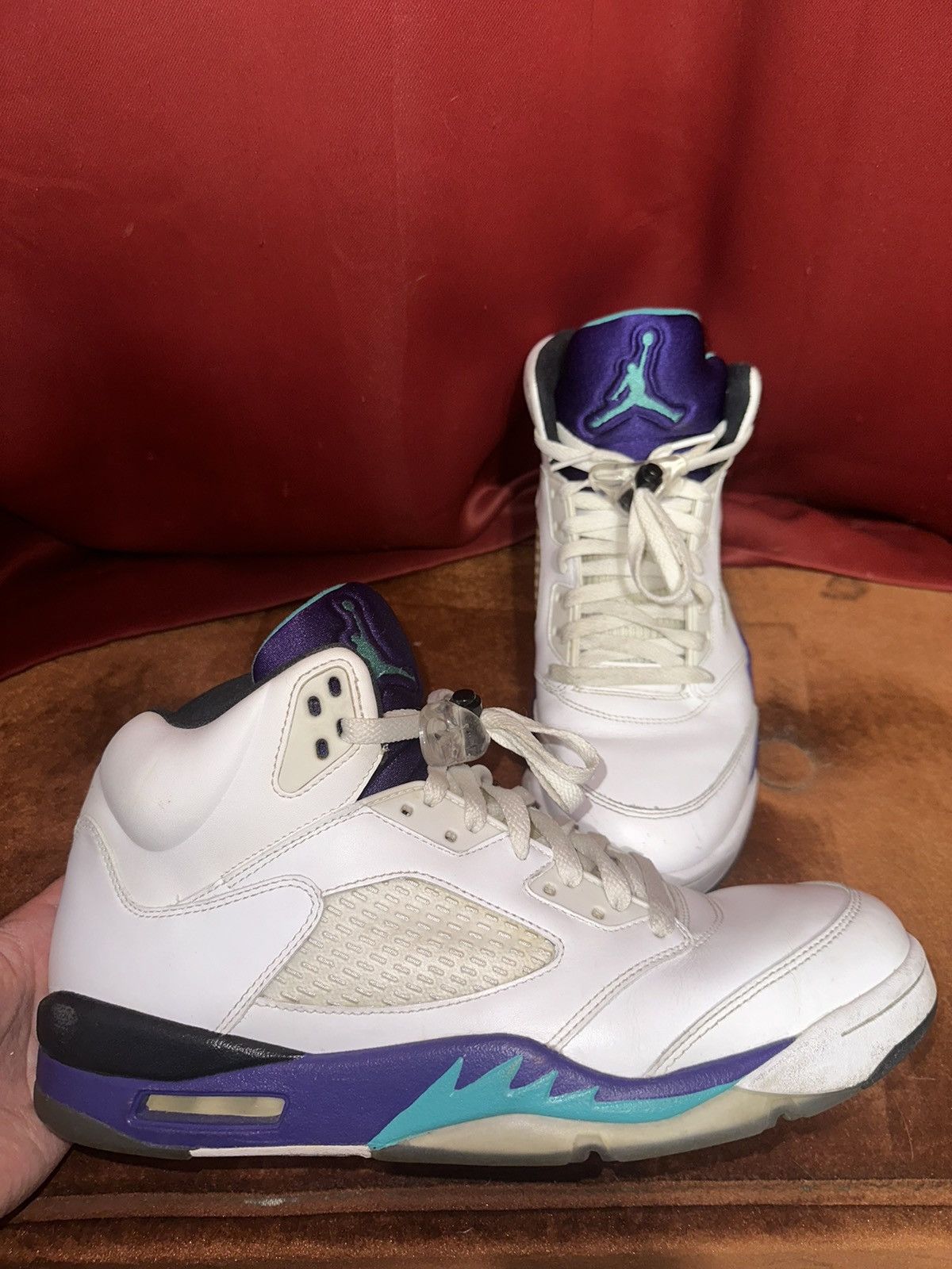 Jordan Brand × Nike Nike Air Jordan 5 Retro Grape 2012 Sneaker Grail Size US 11 / EU 44 - 1 Thumbnail