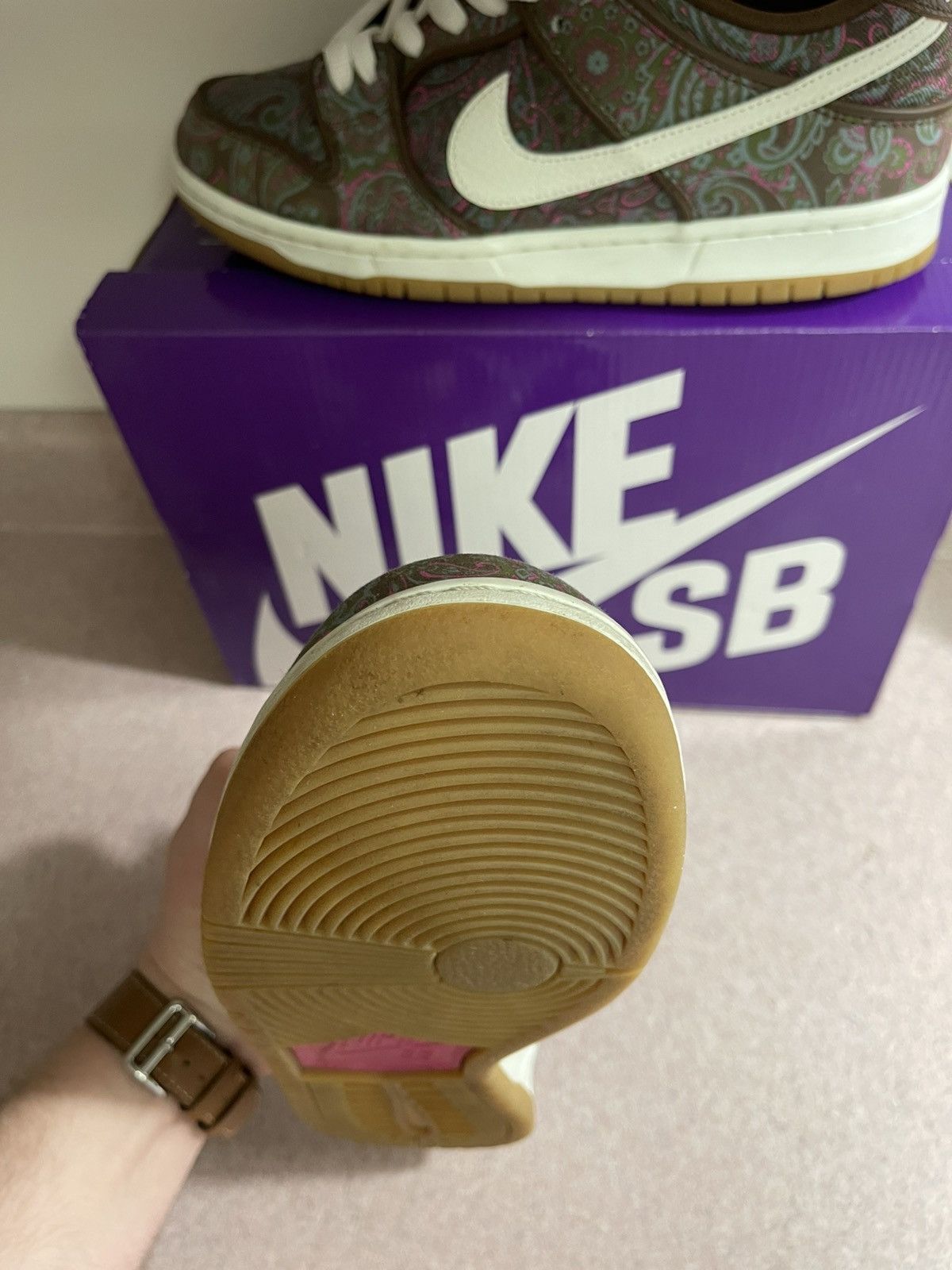 Nike × Nike SB Nike SB Dunk Low Pro Paisley Size US 9.5 / EU 42-43 - 11 Thumbnail