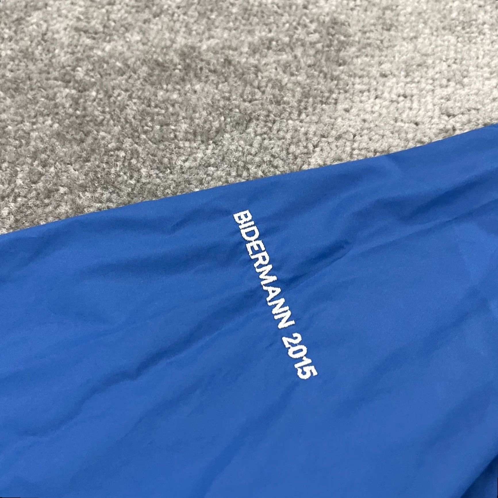 Vintage ZERO RESTRICTION Jacket Men XL Blue Bidermann DE Special Olympics 1/2 Sleeve Zip Size US XL / EU 56 / 4 - 4 Thumbnail