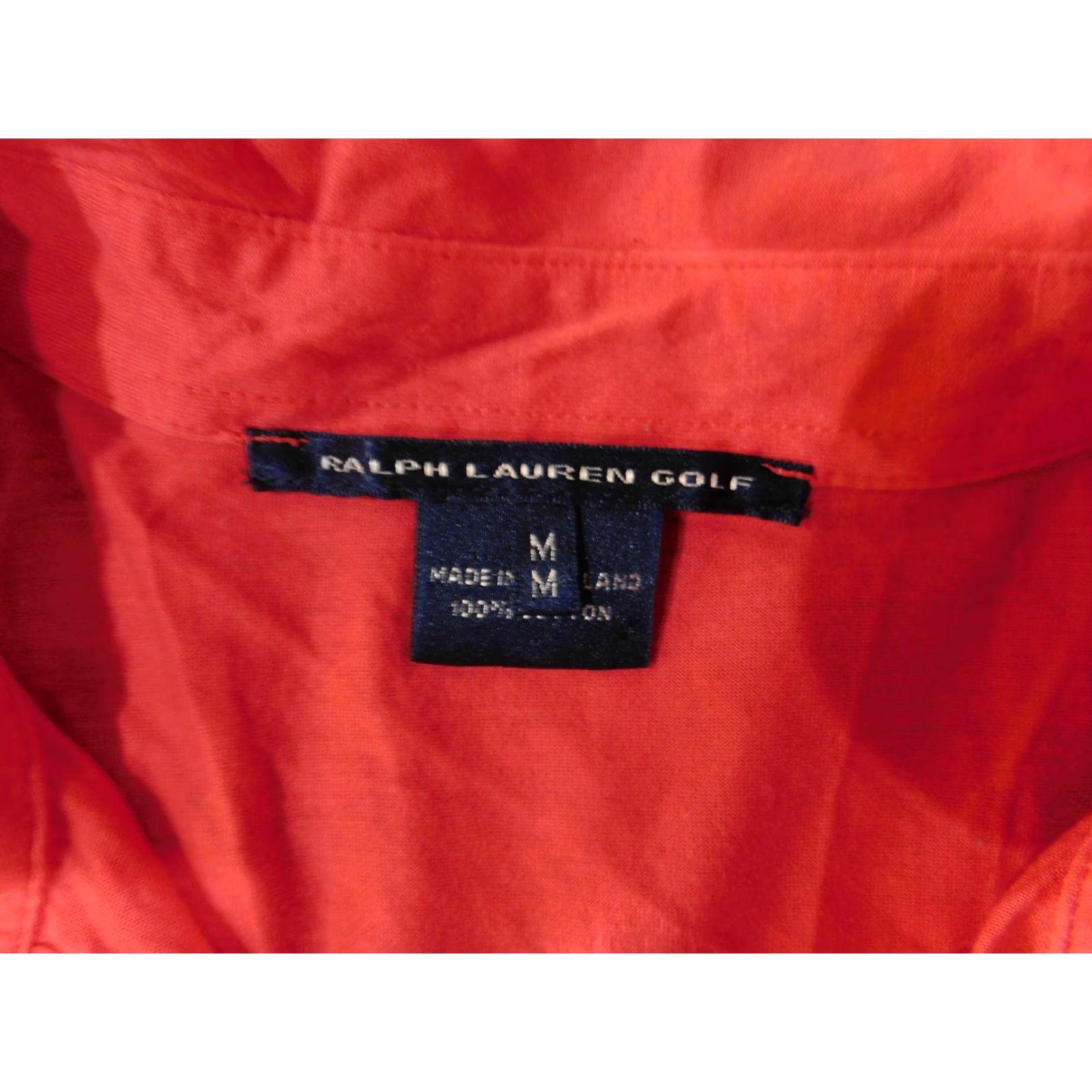 Ralph Lauren Ralph Lauren Golf Shirt Mens M Red Short Sleeve Button Front Pocket Cotton Size US M / EU 48-50 / 2 - 6 Thumbnail