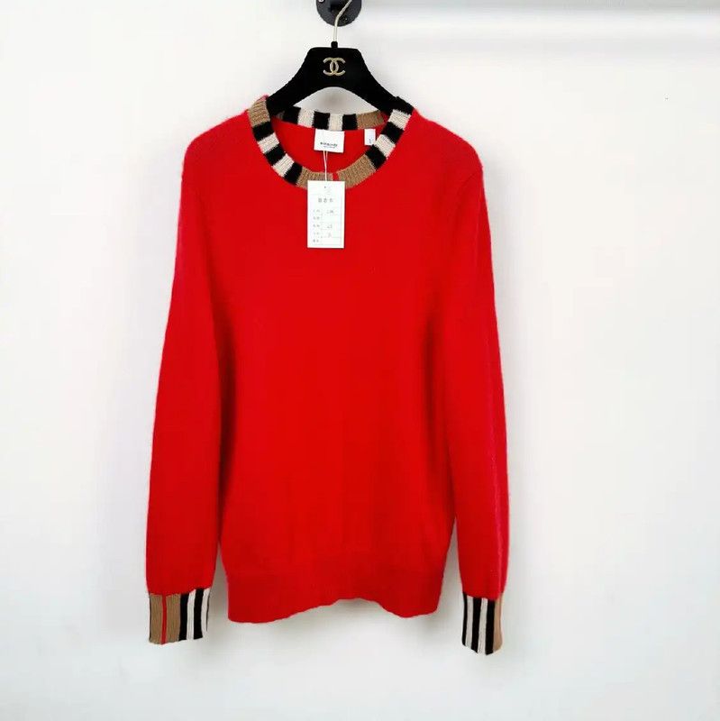 Burberry Burberry Color-Blocked Women's Long Sleeve Sweater Size L / US 10 / IT 46 - 1 Thumbnail