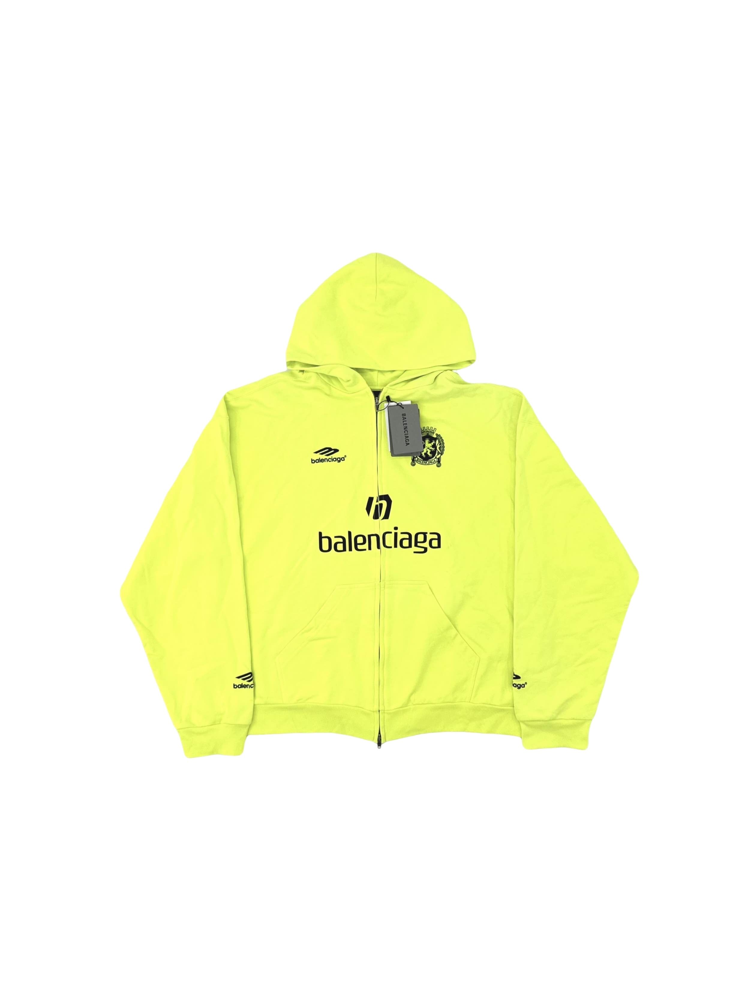 Balenciaga Balenciaga Soccer Zip Up Hoodie | Grailed
