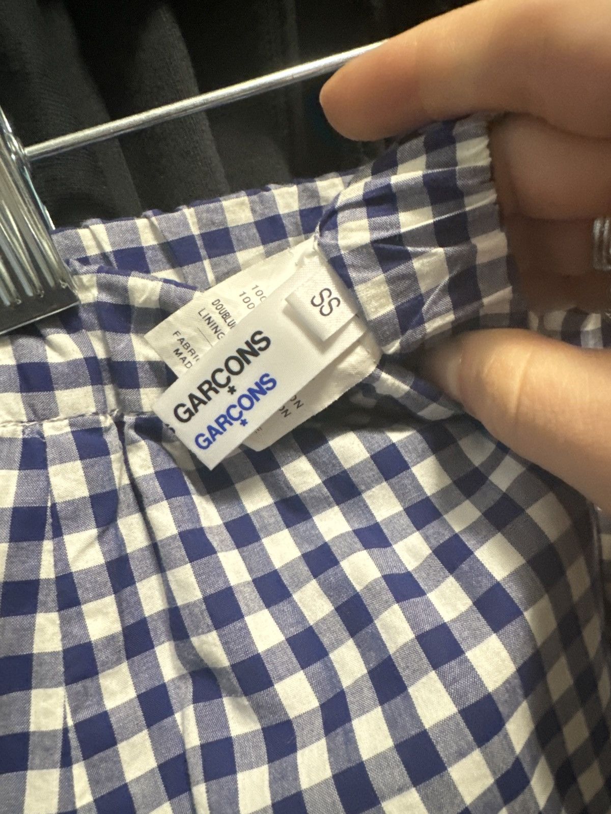 Comme des Garcons Comme des Garcons Gingham Midi Skirt Size 24" / US 00 / IT 34 - 5 Thumbnail