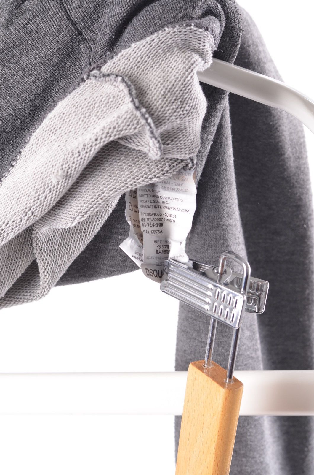 Dsquared2 Dsquared2 Big Logo Grey Melange Dyed Sweatshirt Size US M / EU 48-50 / 2 - 4 Thumbnail