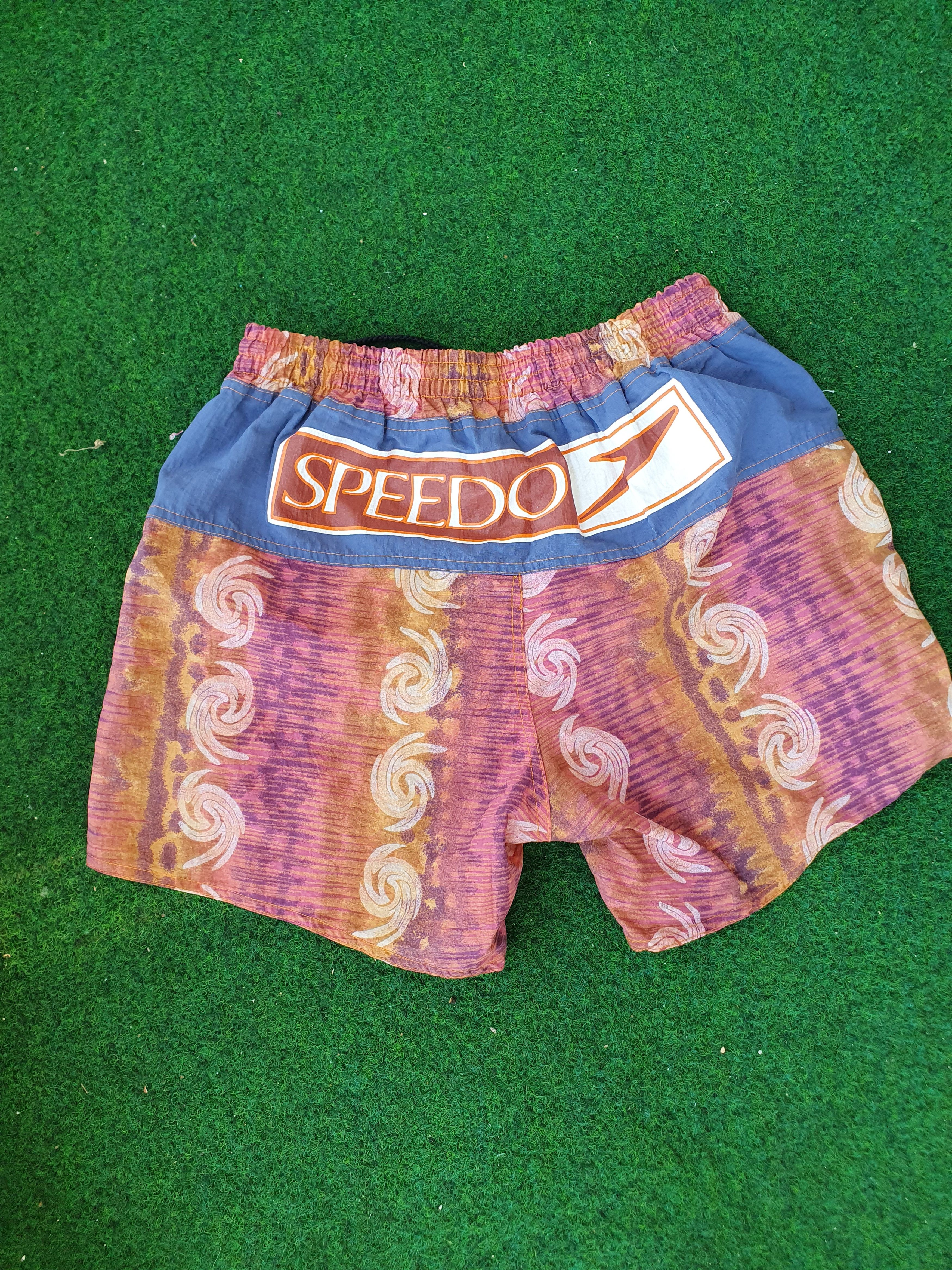 Speedo Speedo Spellout Vintage Swim Shorts Trunks Waist 33 cm Size US 30 / EU 46 - 9 Thumbnail