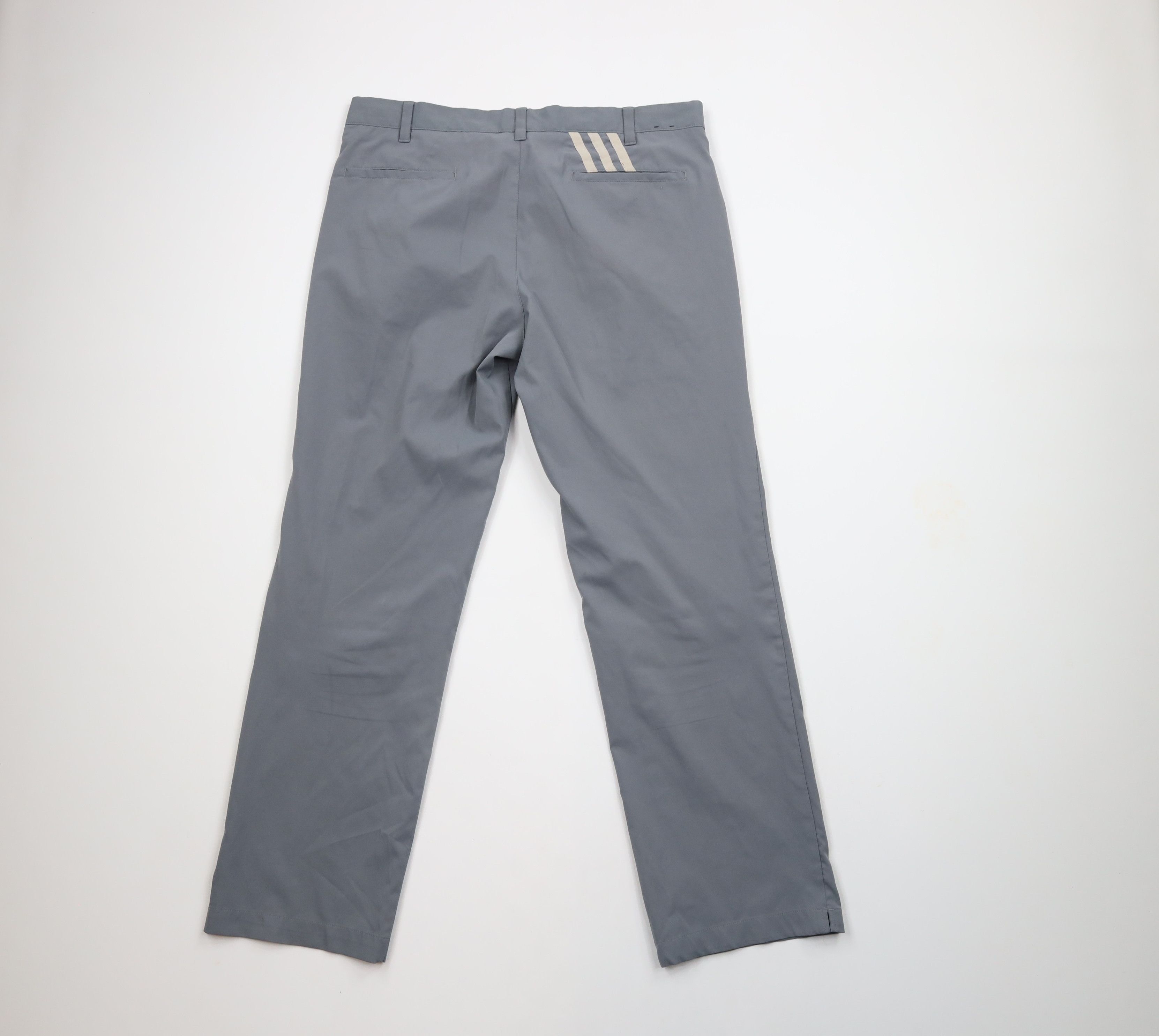 Adidas × Vintage Adidas Golf Spell Out Flat Front Tech Golfing Chino Pants Size US 34 / EU 50 - 10 Thumbnail