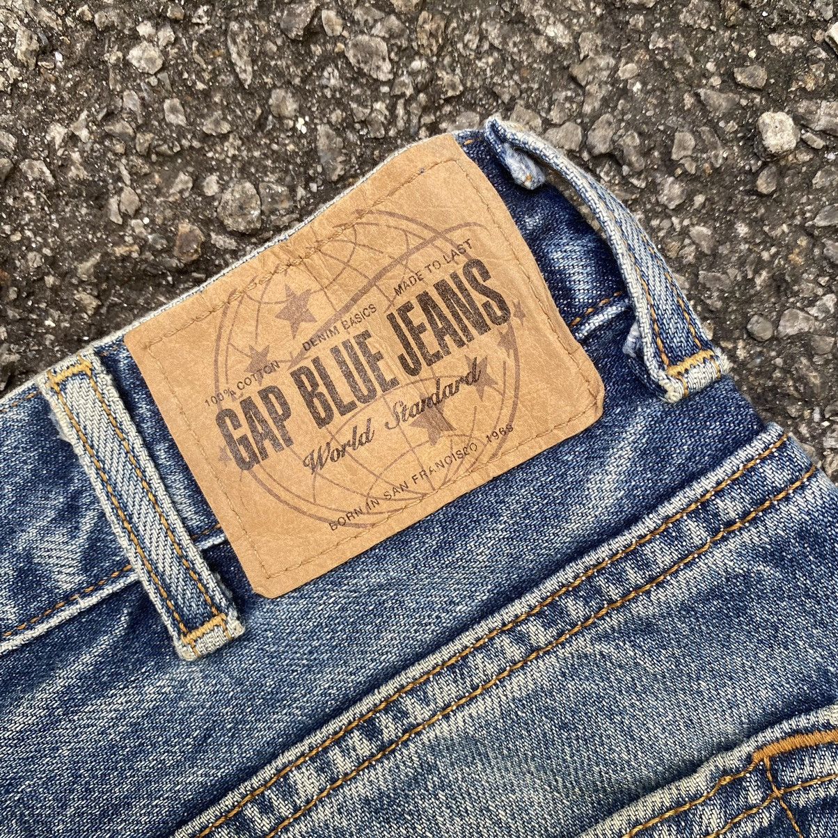 Gap Flare Boot Cut Fit Jeans Gap Blue Vintage Denim Y2k Size US 32 / EU 48 - 8 Thumbnail