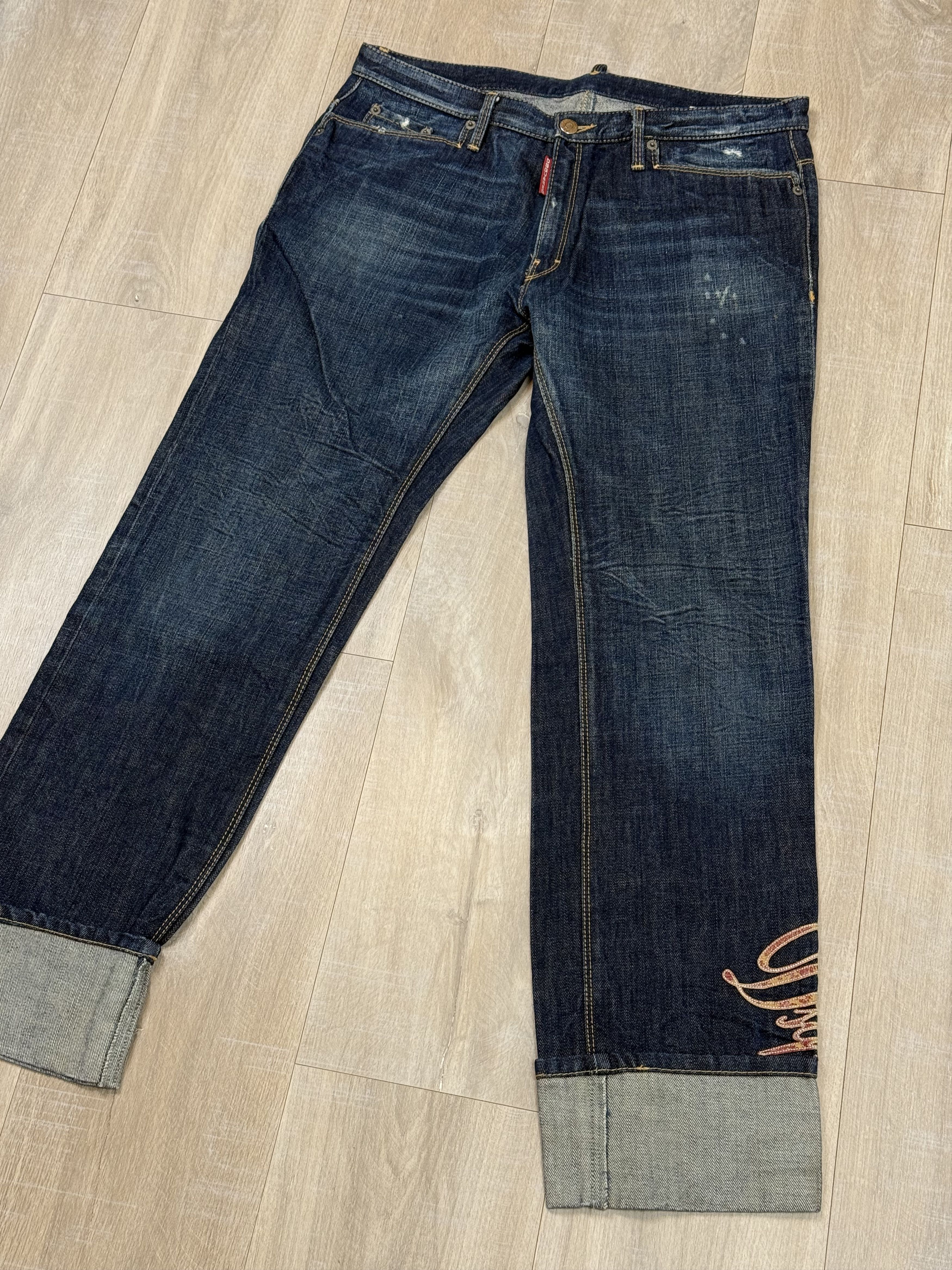 Dsquared2 Vintage Dsquared2 Logo y2k Denim Jeans Italy Blue Size US 30 / EU 46 - 3 Thumbnail