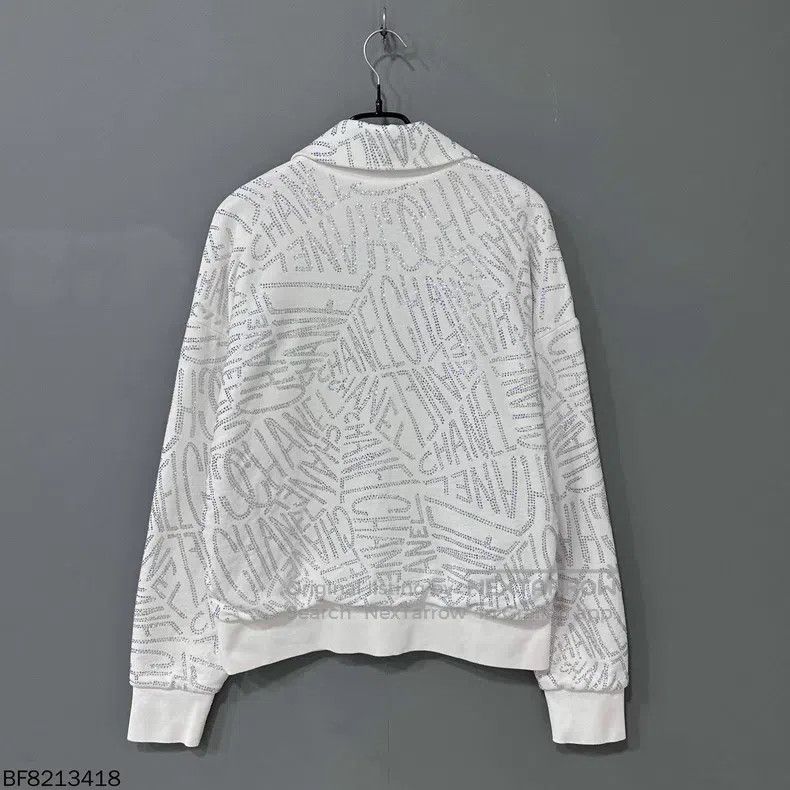 Chanel Chanel 21N Ski Series Rhinestone Letter Print Pullover Lon Size S / US 4 / IT 40 - 3 Thumbnail