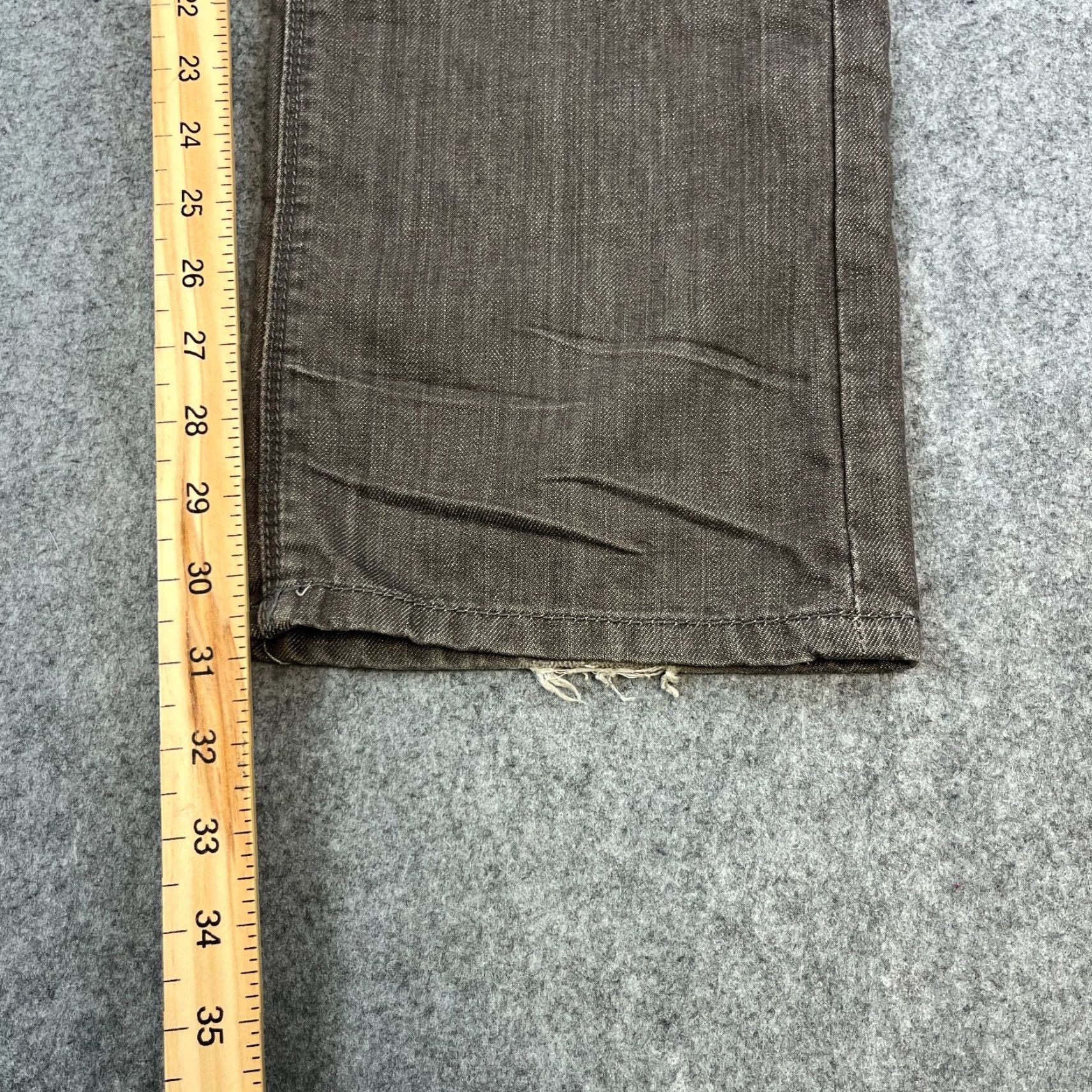 Marcs VINTAGE Marc Ecko Jeans Regular Straight 32 32 Dark Wash Grey Y2K Zip Pocket Mens Jeans Size US 32 / EU 48 - 4 Thumbnail