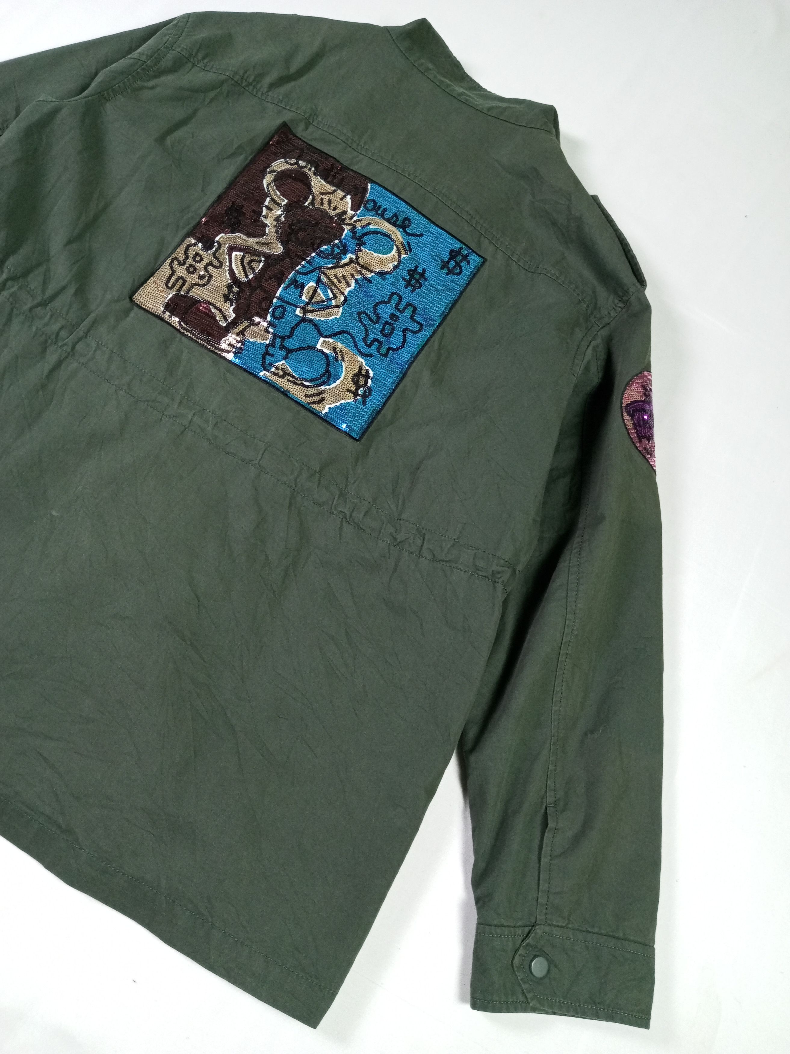 Japanese Brand GGPX X KEITH HARING ANDY MOUSE Parka Jacket Size US M / EU 48-50 / 2 - 19 Thumbnail