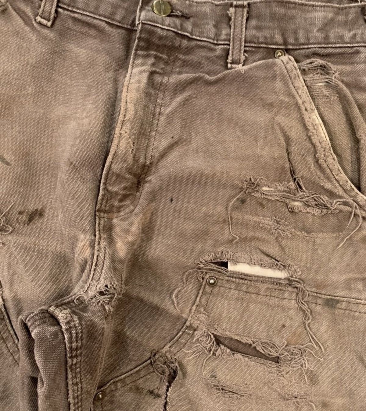 Carhartt Vintage carhartt b01 dkb double knee denim Size US 34 / EU 50 - 5 Thumbnail