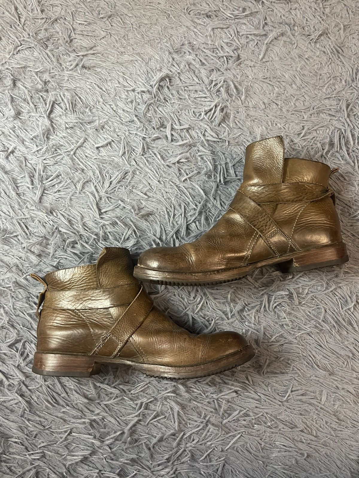 Moma avant garde real leather boots