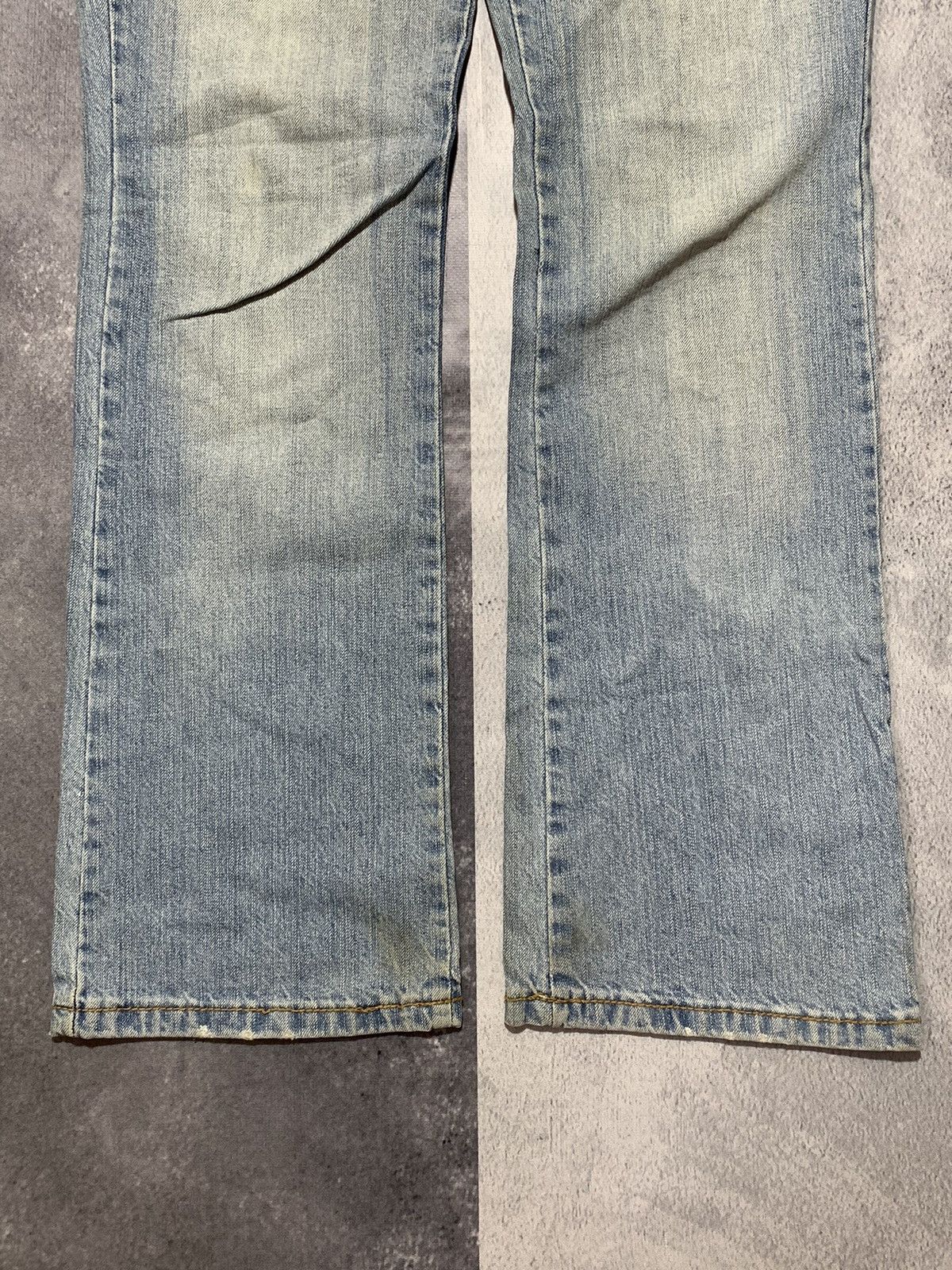Japanese Brand × Vintage Vintage Y2KJapanese faded denim trousers streetwear size 32 Size US 32 / EU 48 - 5 Thumbnail