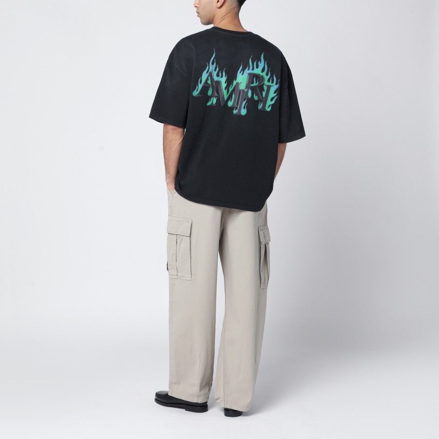 Amiri o1d2blof0226 Logo Print T-Shirt in Black Size US L / EU 52-54 / 3 - 2 Thumbnail