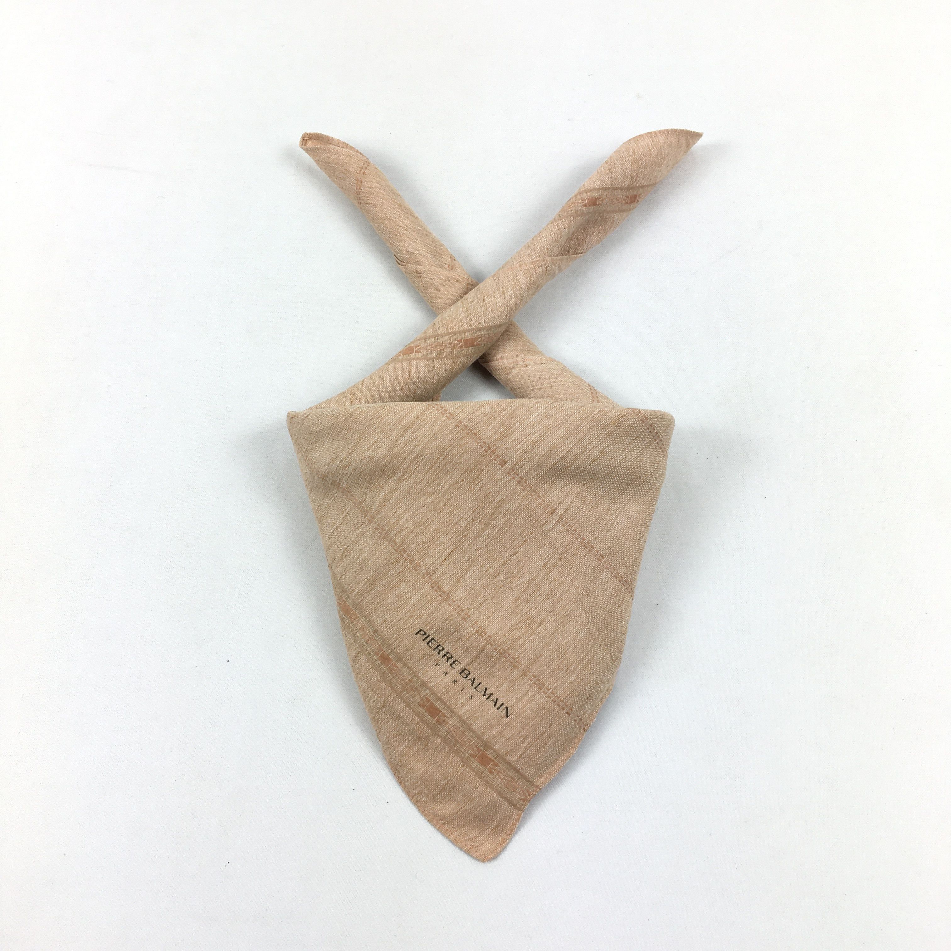 Japanese Brand Vintage Pierre Balmain Handkerchief Neckerchief Bandana Size ONE SIZE - 1 Thumbnail