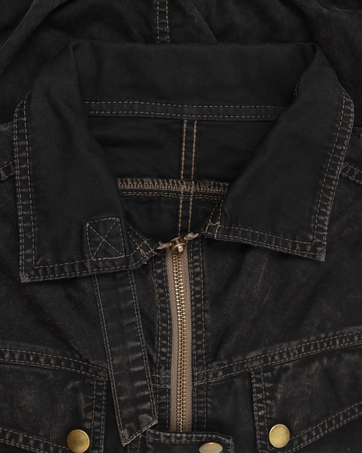 Hysteric Glamour × Japanese Brand × Le Grande Bleu (L.G.B.) HYSTERIC GLAMOUR lace-up bondage jacket Size US M / EU 48-50 / 2 - 5 Thumbnail