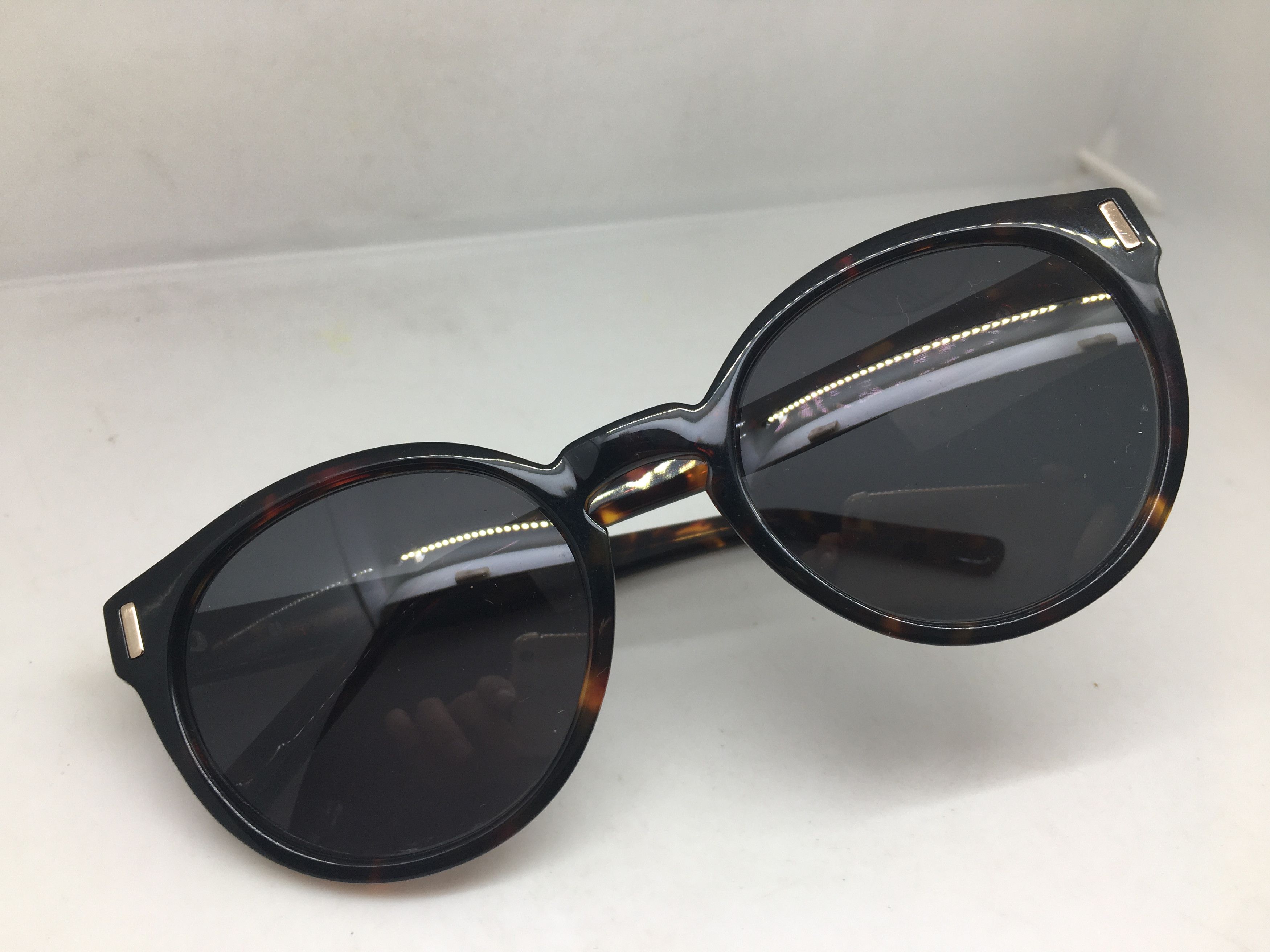 Other Handmade Brown Acetate Retro Sunglasses Keyhole Bridge Size ONE SIZE - 6 Thumbnail