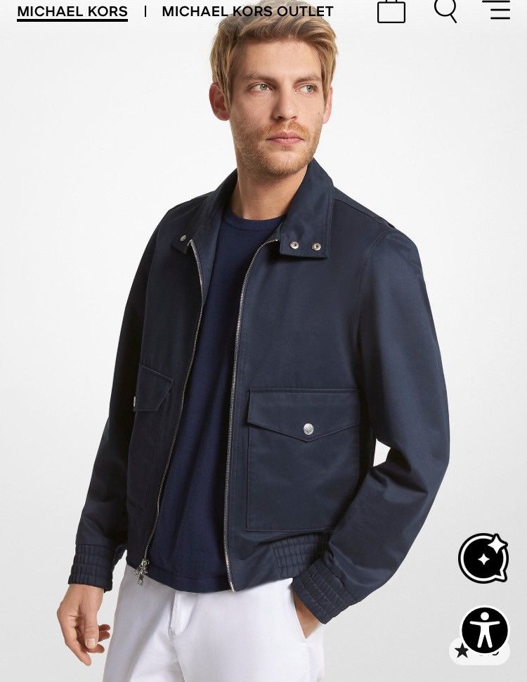 Michael Kors Michael Kors Men’s Cotton Blend Blouson Jacket - Size M Size US M / EU 48-50 / 2 - 4 Thumbnail