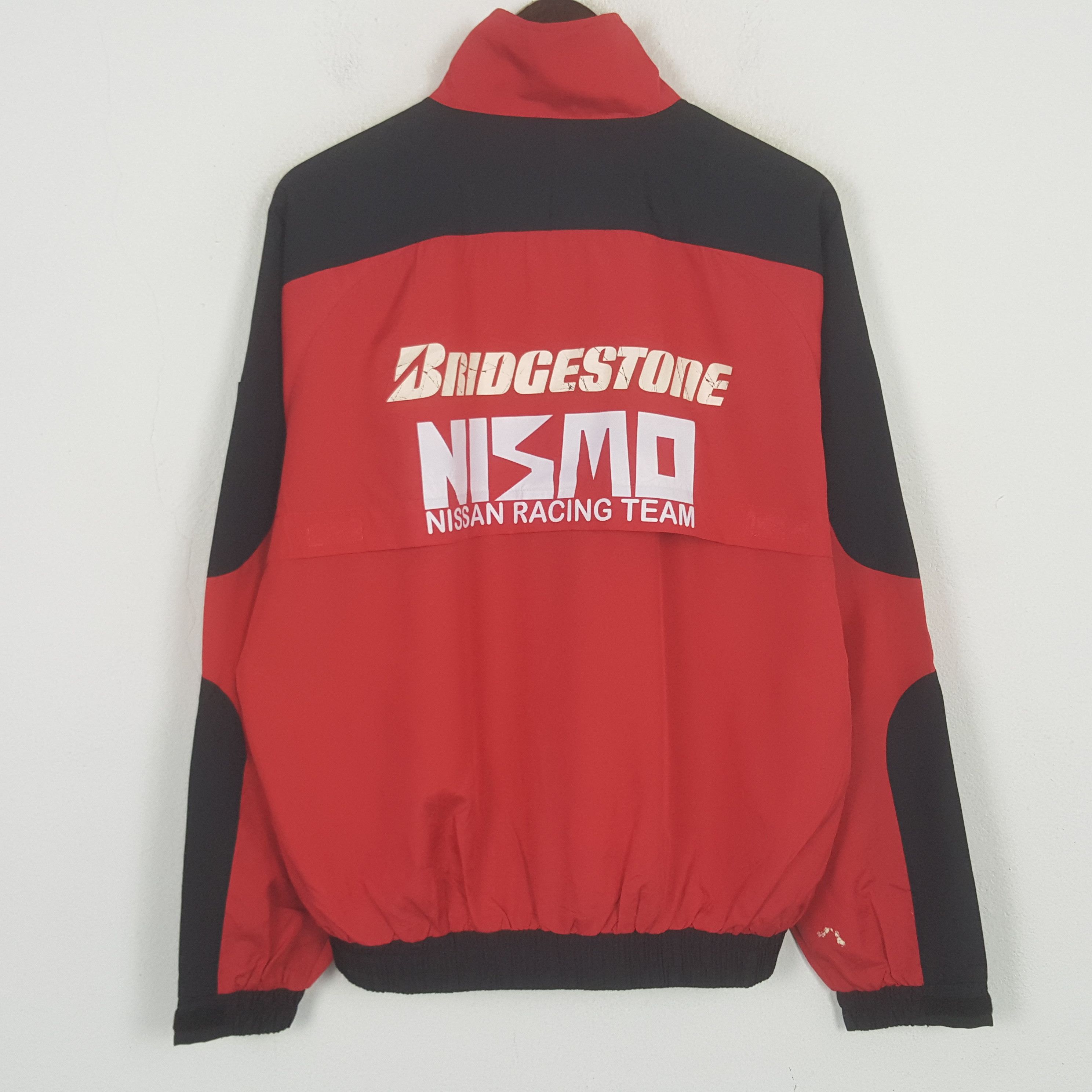 Japanese Brand Vintage Bridgestone x Custom Nismo Racing Windbreaker Jacket Size US XL / EU 56 / 4 - 1 Thumbnail