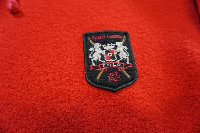 Polo Ralph Lauren Vintage Polo Ralph Lauren oversized fleece red pullover Size US M / EU 48-50 / 2 - 3 Thumbnail