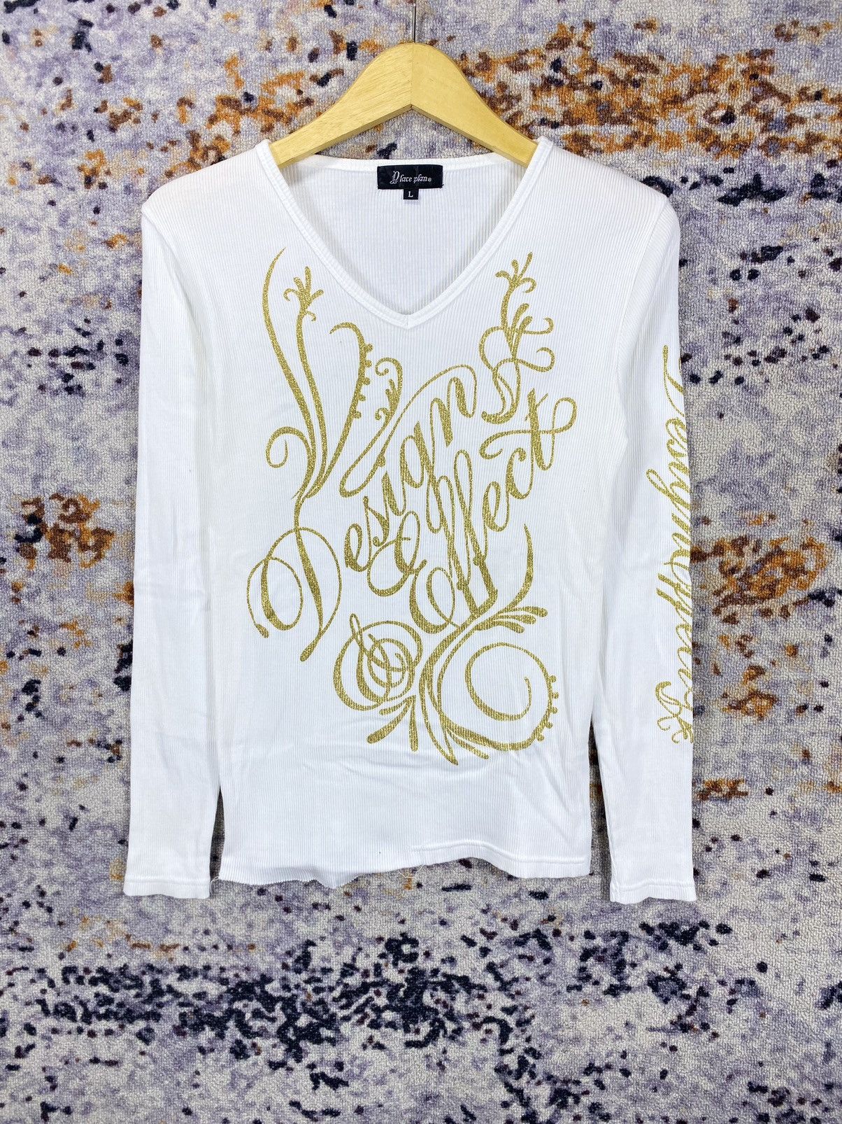 If Six Was Nine × Japanese Brand × Le Grande Bleu (L.G.B.) japanese Place Plan poem longsleeve Size US L / EU 52-54 / 3 - 1 Thumbnail