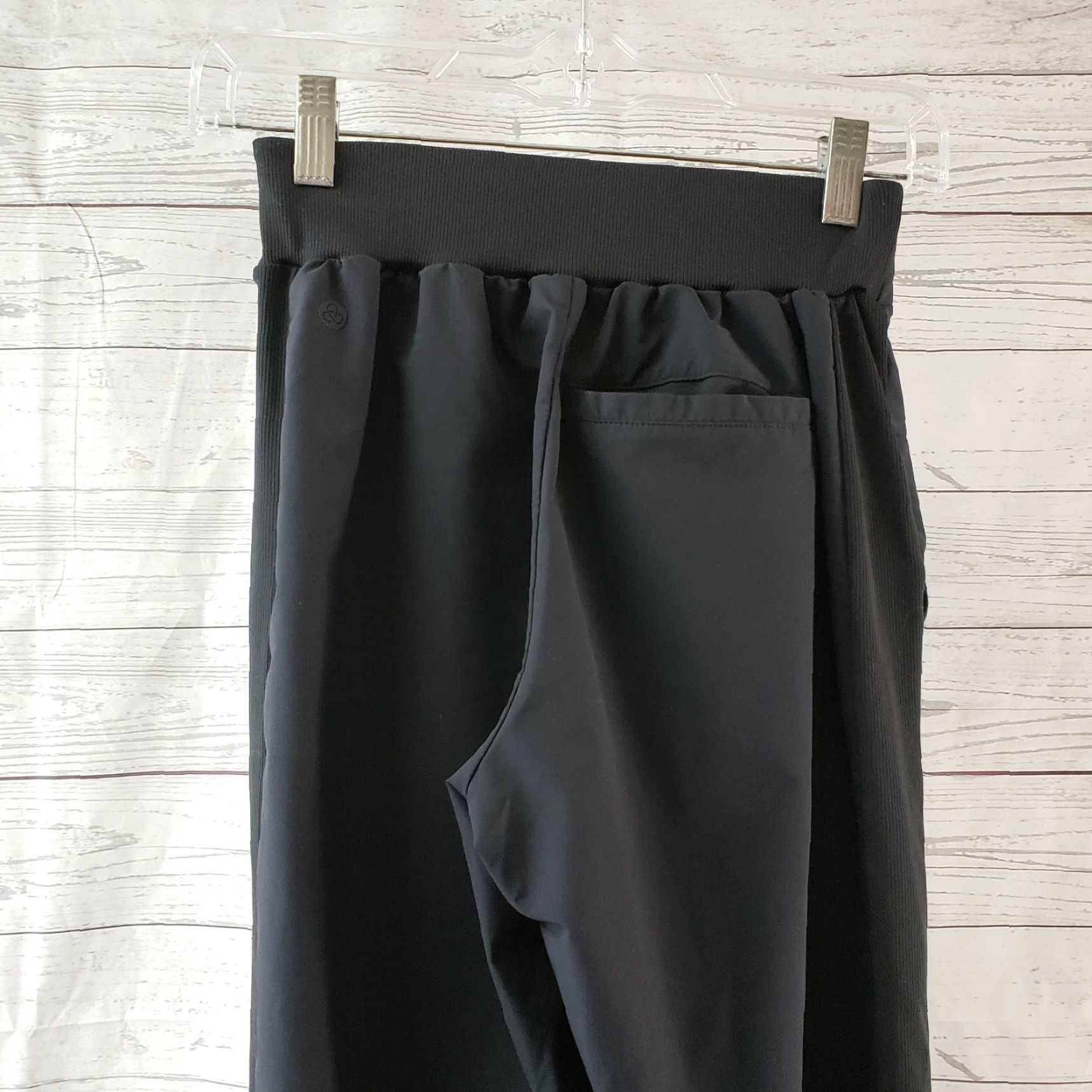 Vintage Zella Womens Pants 2XS Black Straight Leg Pull On Mid Rise Size 24" / US 00 / IT 34 - 4 Thumbnail