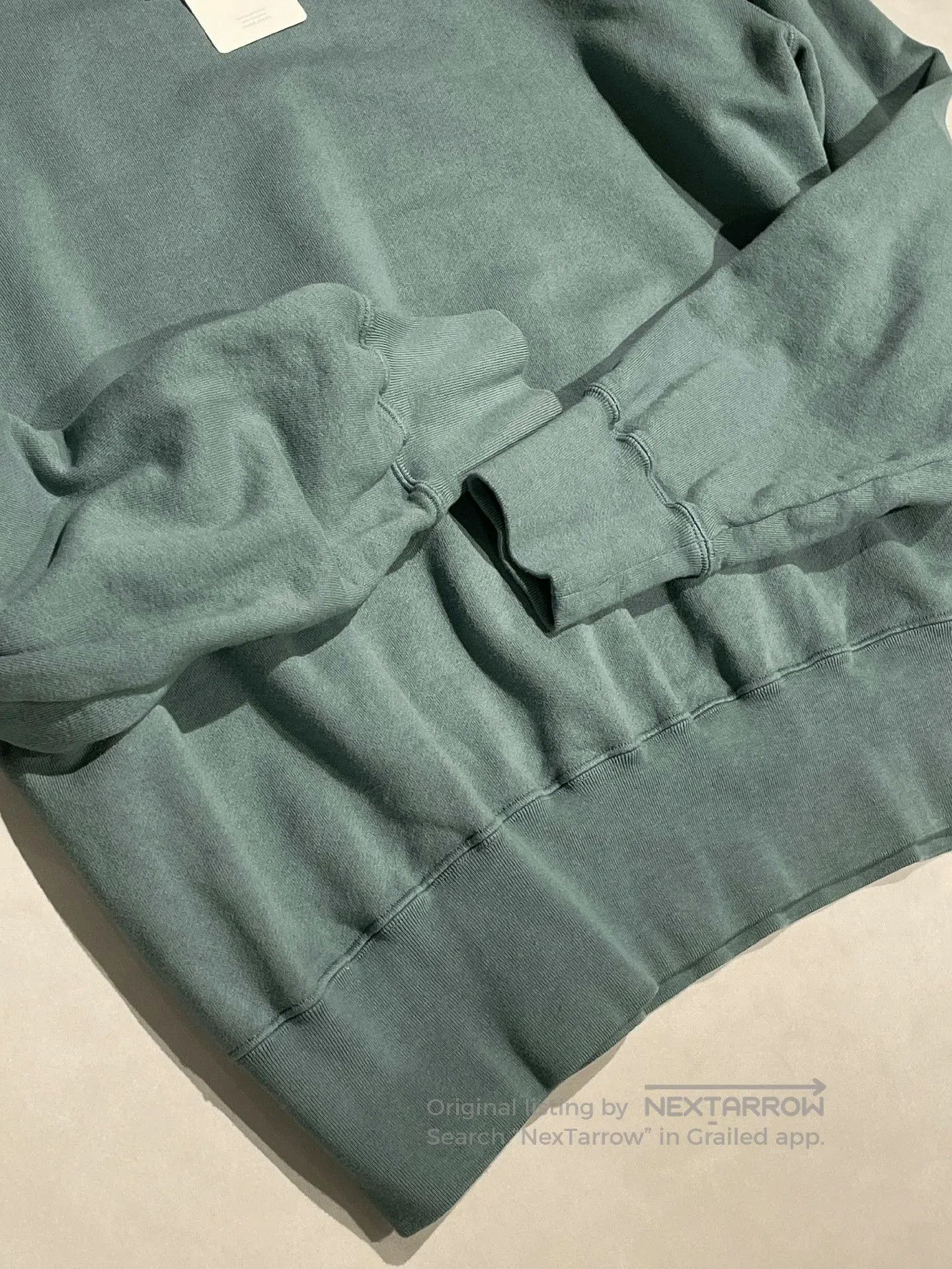 KURO KURO Solid Rolled Hem Sweatshirt. Size US M / EU 48-50 / 2 - 6 Thumbnail