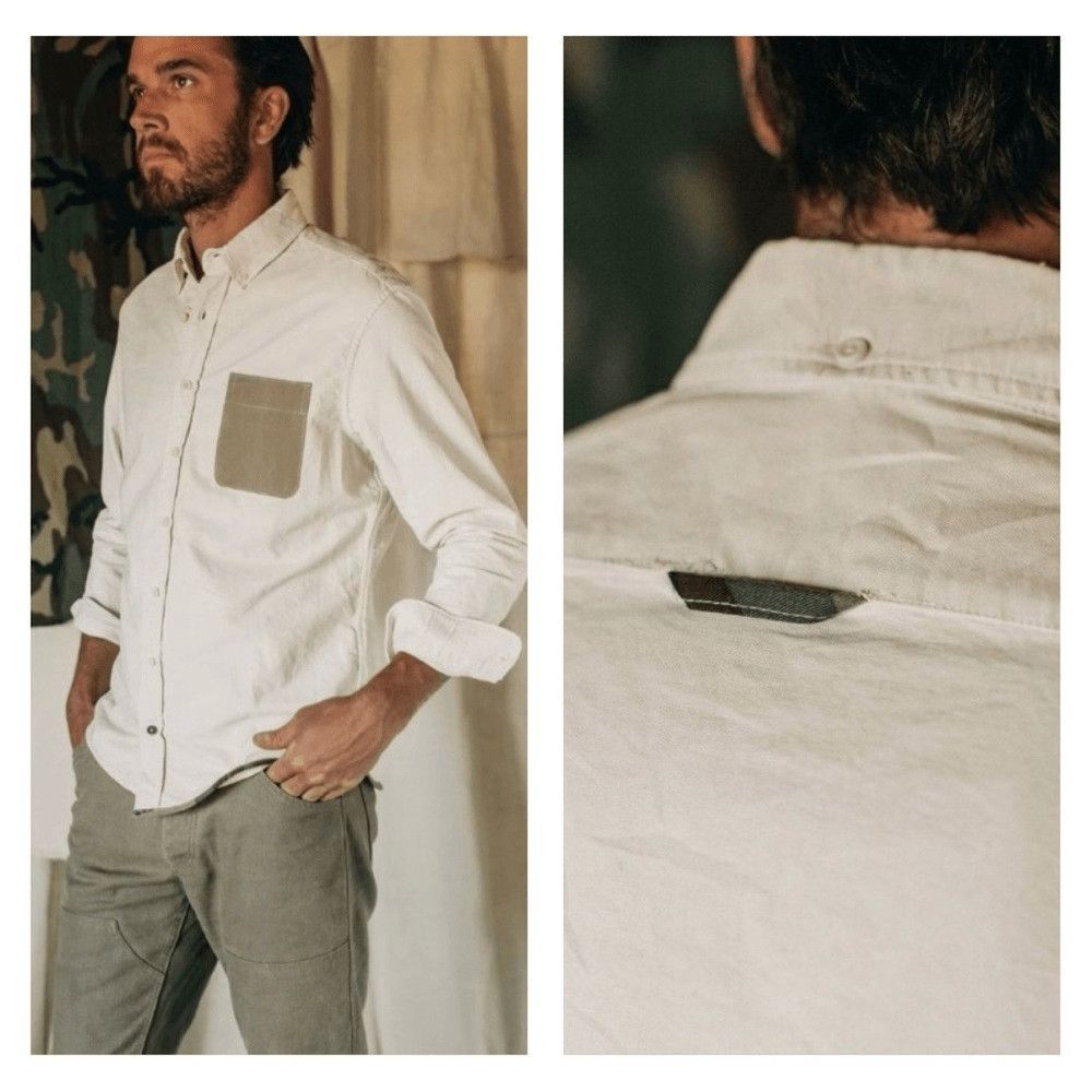 Taylor Stitch Taylor Stitch the Atelier and Repairs Jack in White Oxford S Size US S / EU 44-46 / 1 - 1 Thumbnail