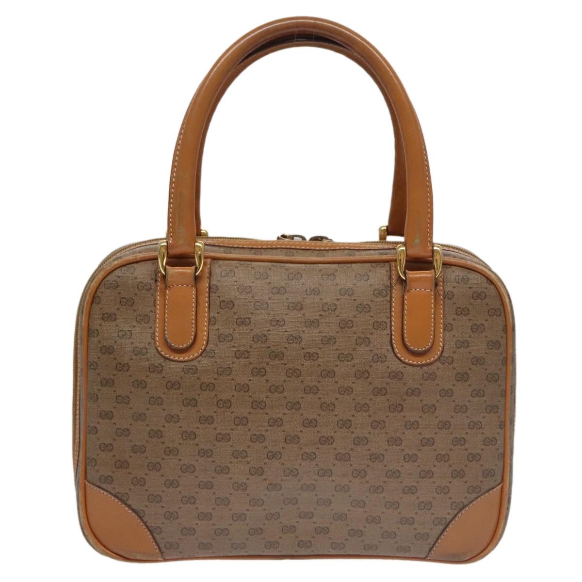 Gucci GUCCI Micro GG Supreme Hand Bag Pvc Leather Beige Gold Size ONE SIZE - 3 Thumbnail